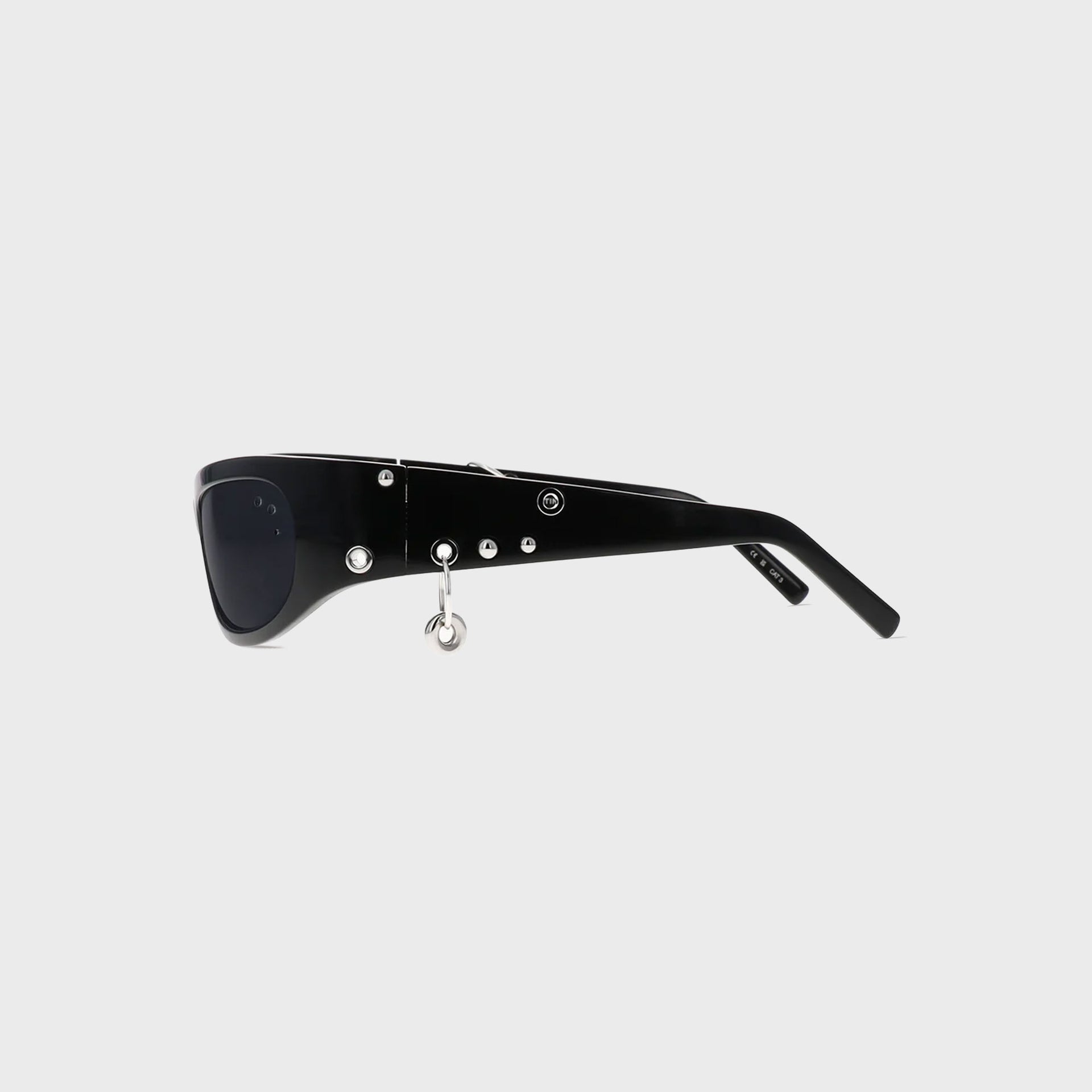 Justine Clenquet Clara Sunglasses - Black / Black