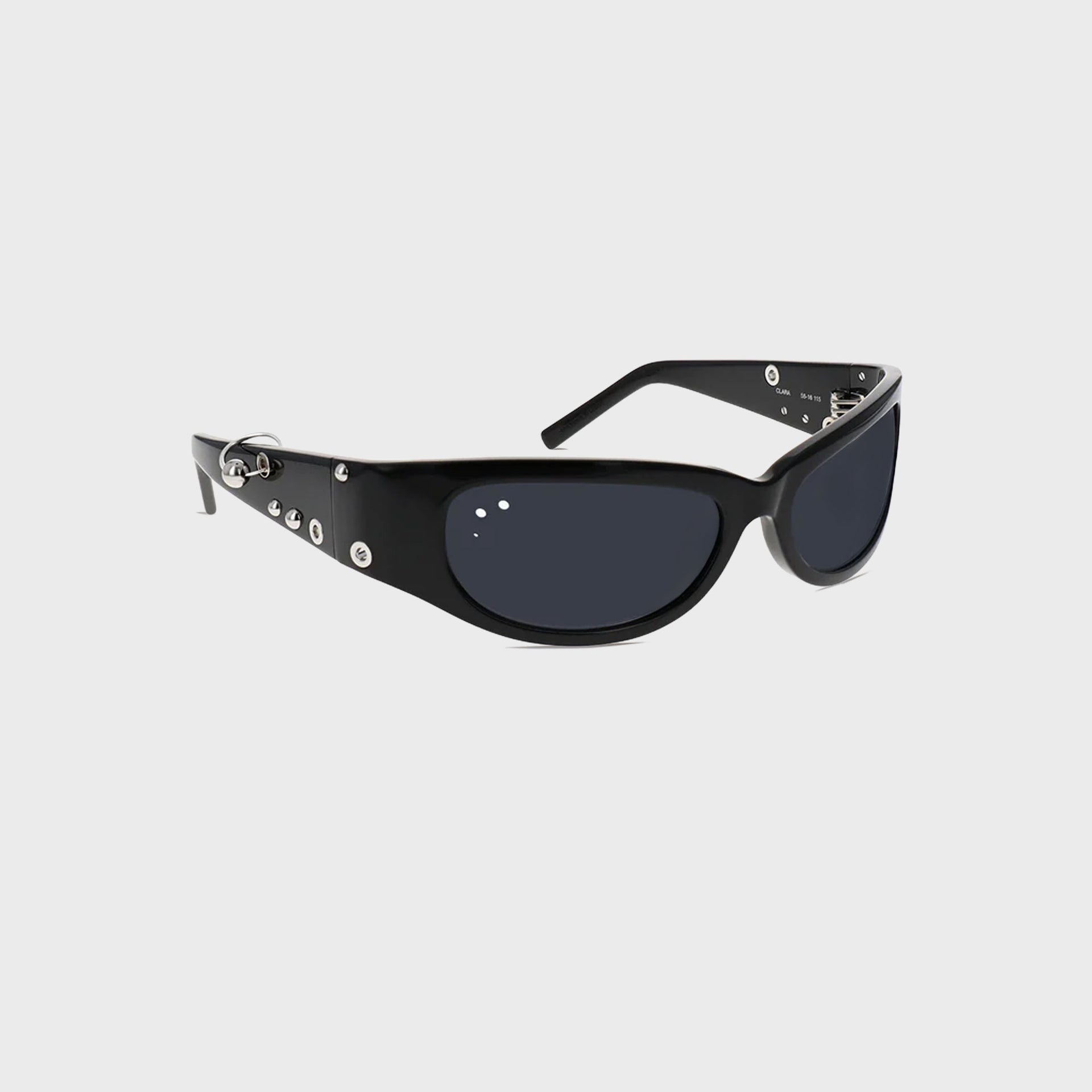 Justine Clenquet Clara Sunglasses - Black / Black
