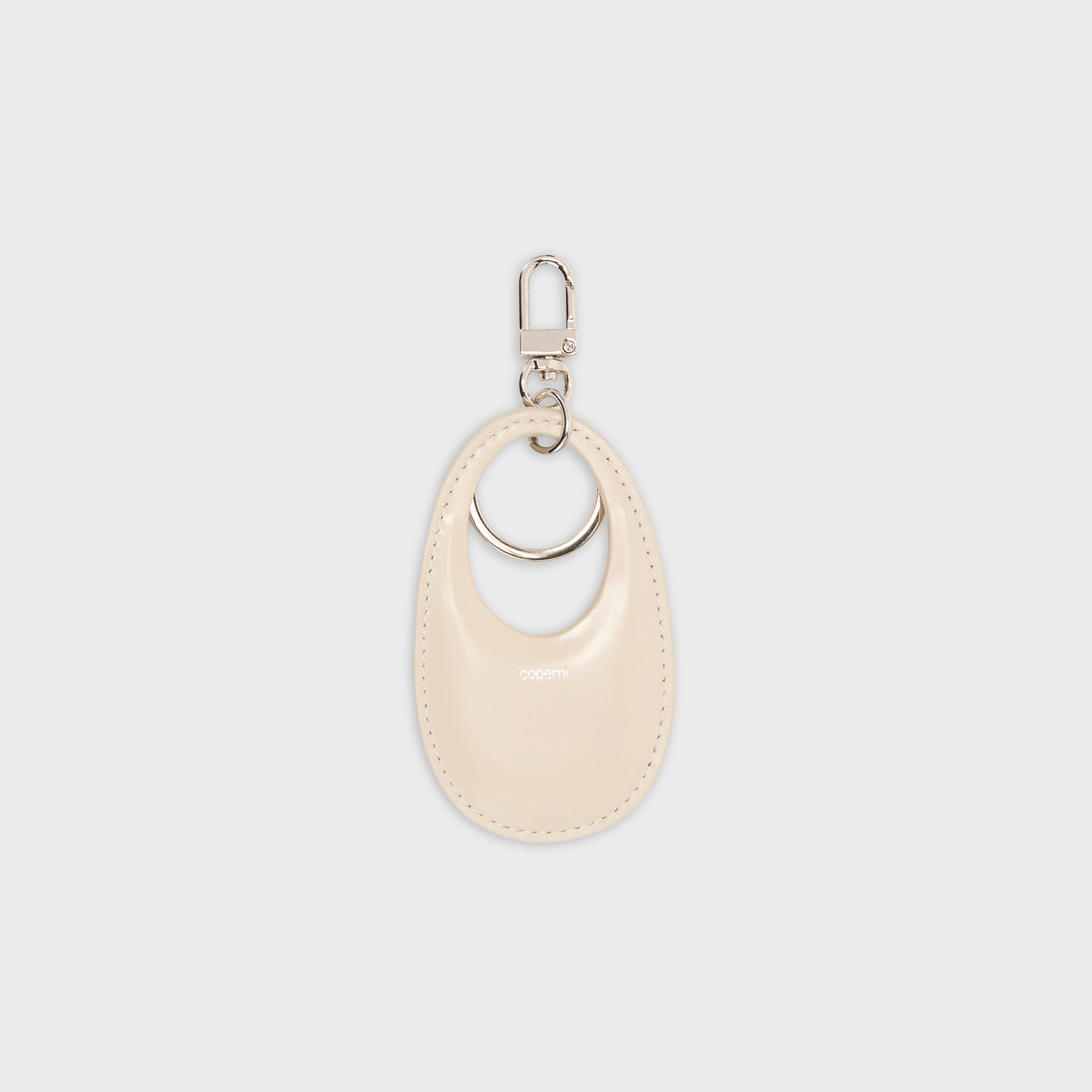 Coperni Swipe Keychain ‐ Beige