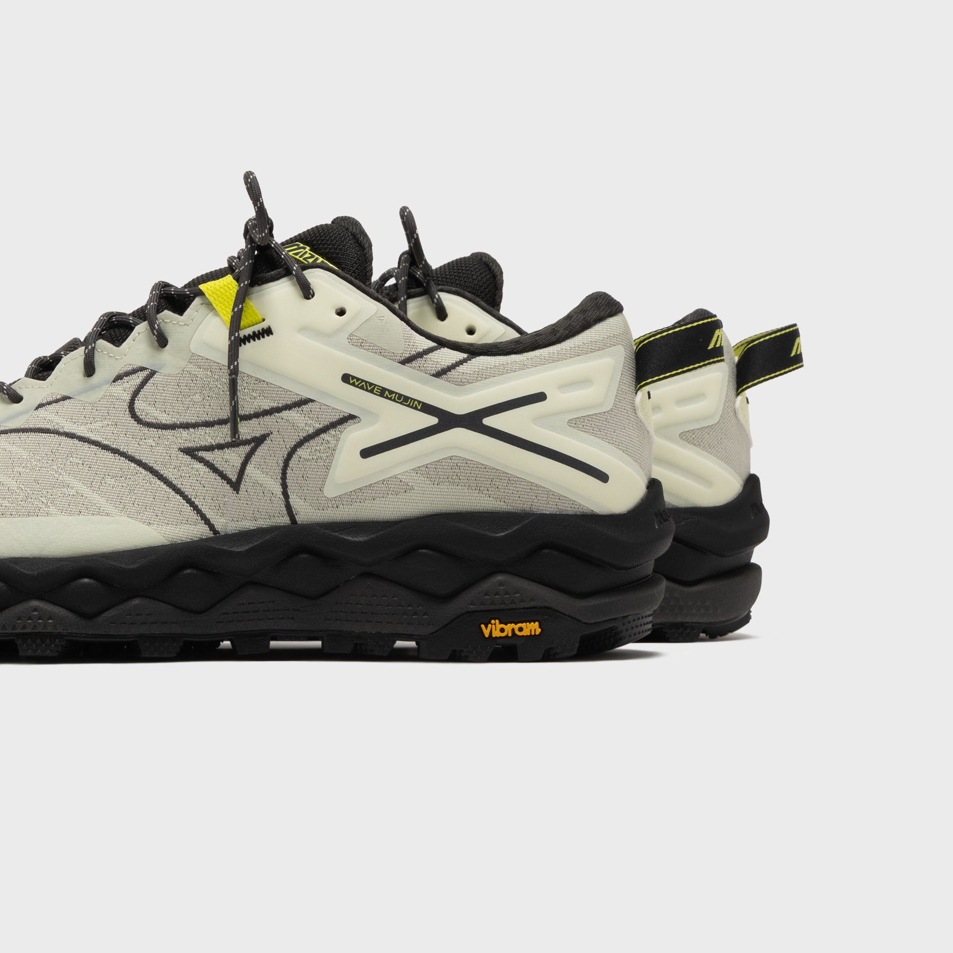 Mizuno Wave Mujin LS GTX - Lemon Yellow / Gray / Lime Yellow