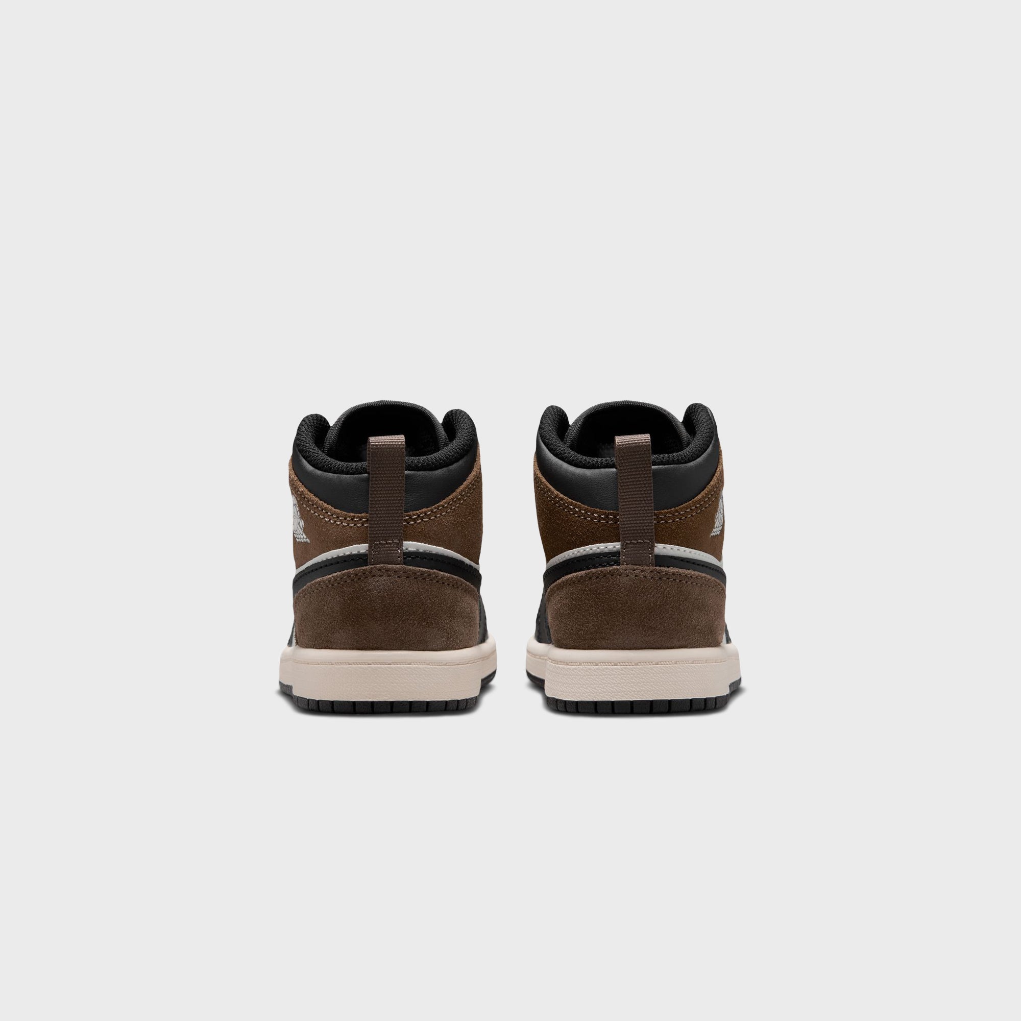 Jordan PS Jordan 1 Mid - Black / Palomino / University Red