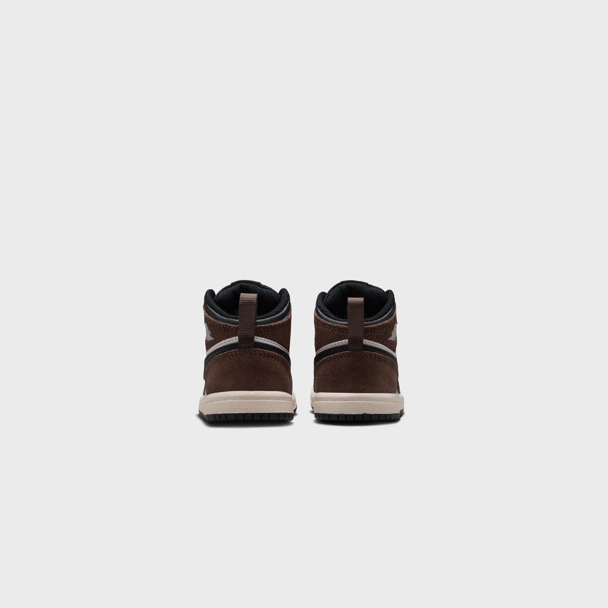 Jordan TD Jordan 1 Mid - Black / Palomino / University Red