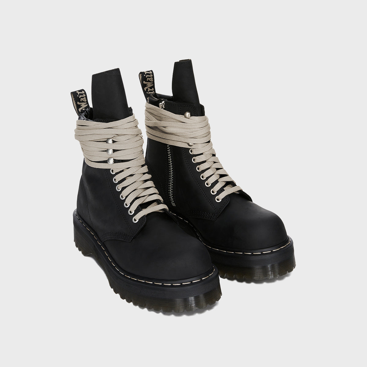 Rick Owens X Dr. Martens WMNS Steel Toe Boot - Black