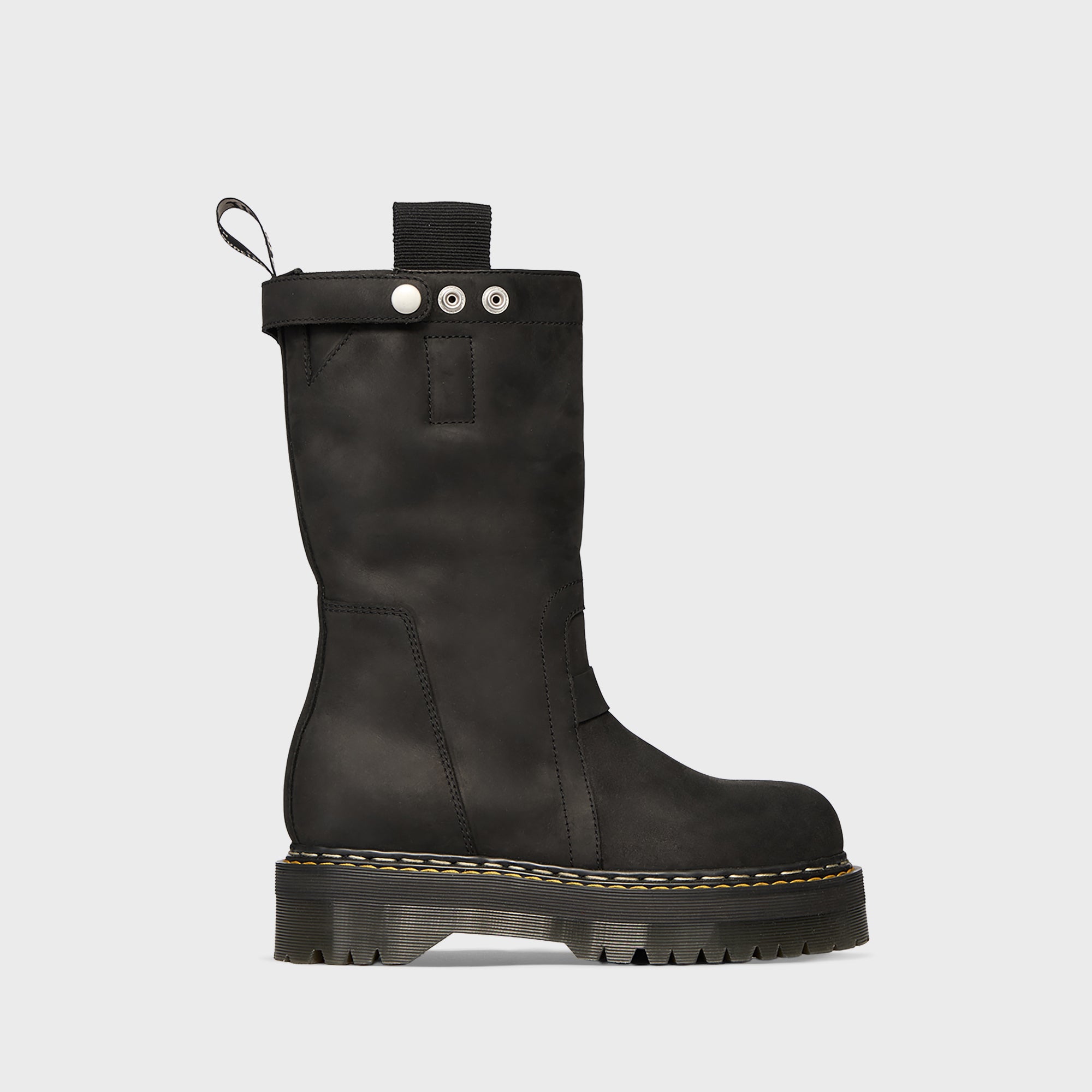 Rick Owens X Dr. Martens WMNS Quad Sole Pull On Boot - Black