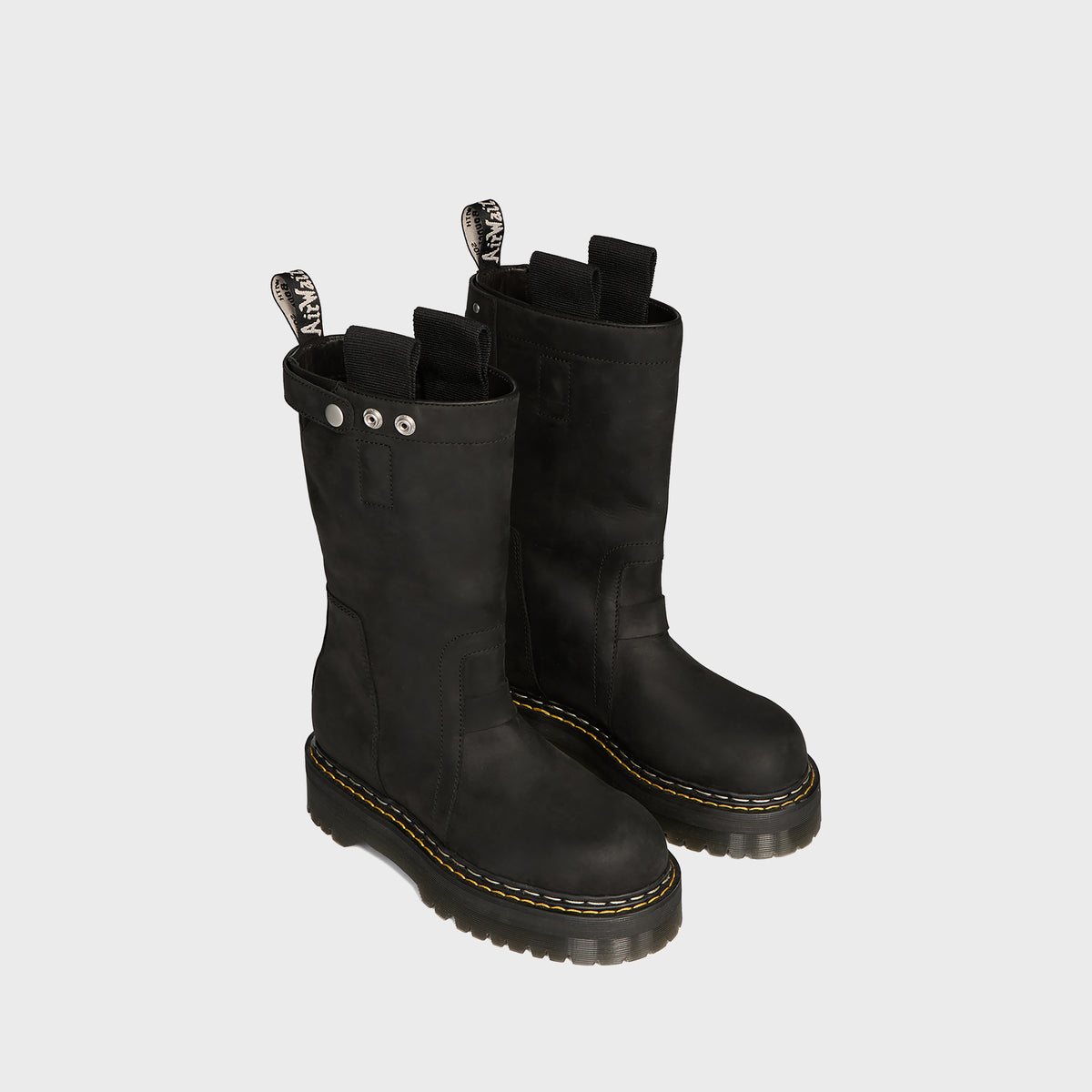 Rick Owens X Dr. Martens WMNS Quad Sole Pull On Boot - Black