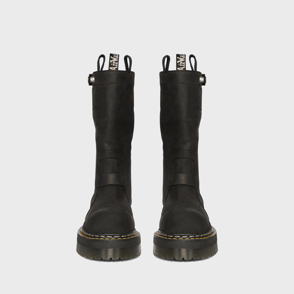Rick Owens X Dr. Martens Quad Sole Pull On Boot - Black