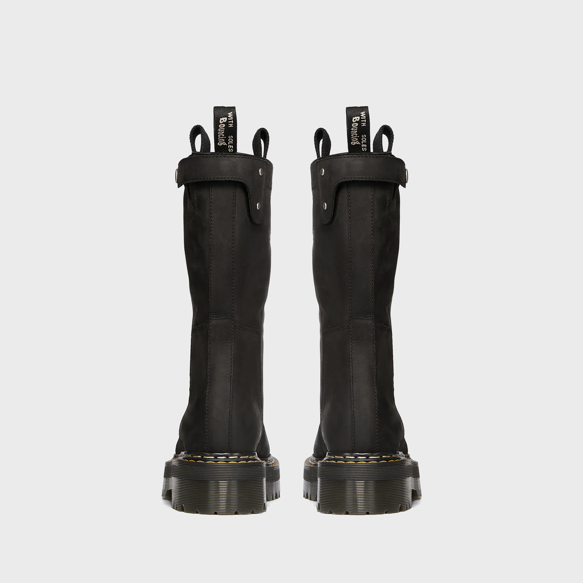 Rick Owens X Dr. Martens Quad Sole Pull On Boot - Black