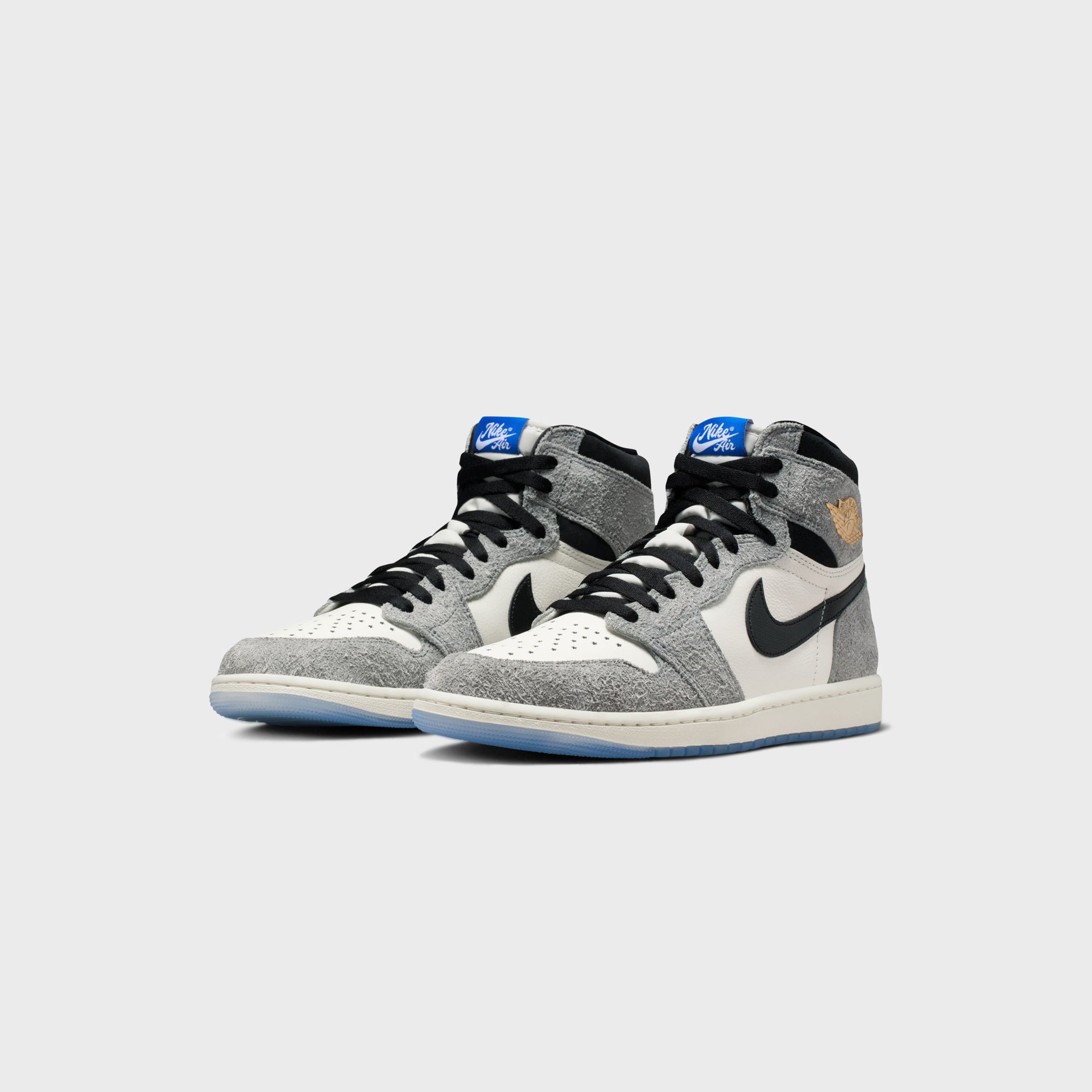 Nike Air Jordan 1 HI OG - Cool Grey / Sail / Game Royal / Black