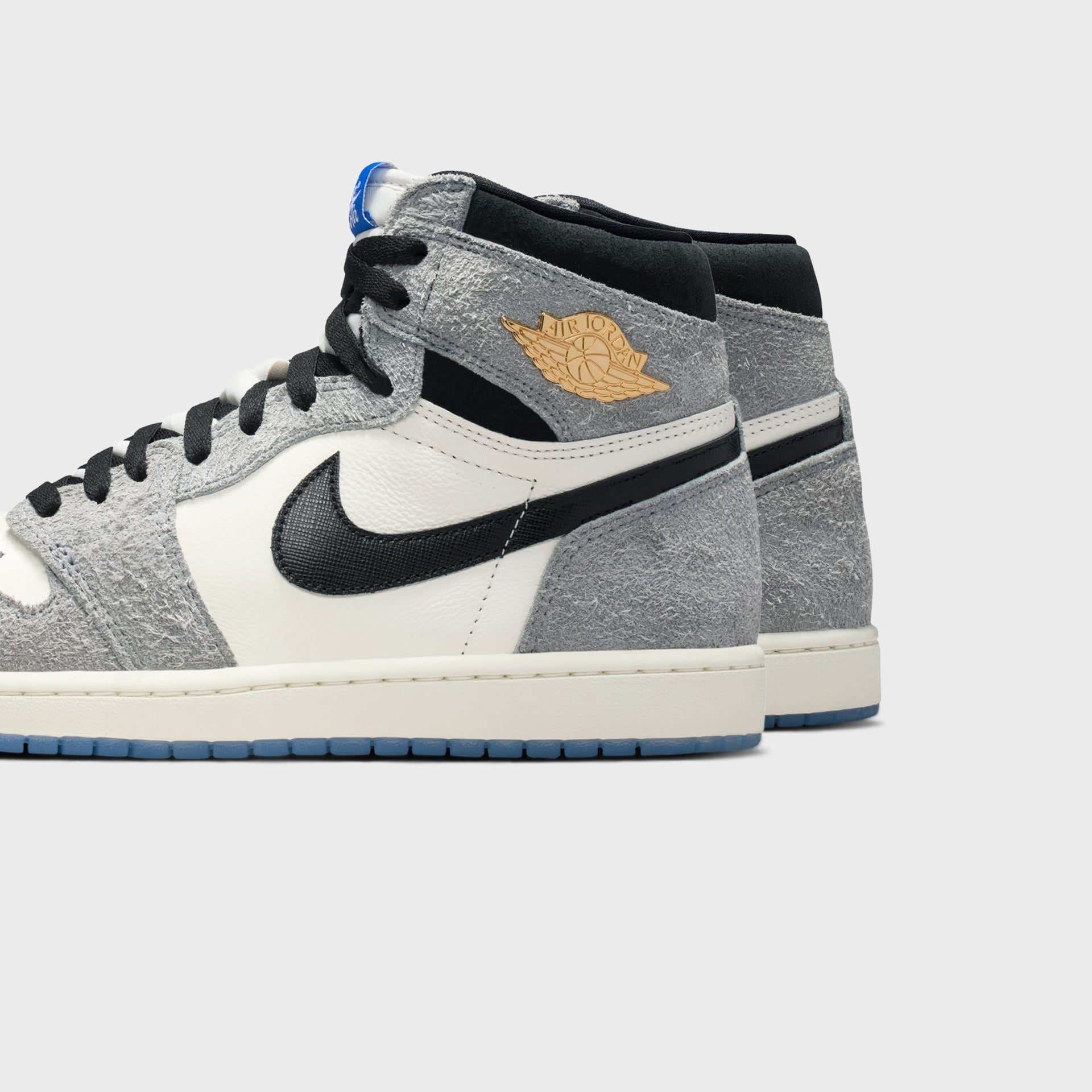 Nike Air Jordan 1 HI OG - Cool Grey / Sail / Game Royal / Black
