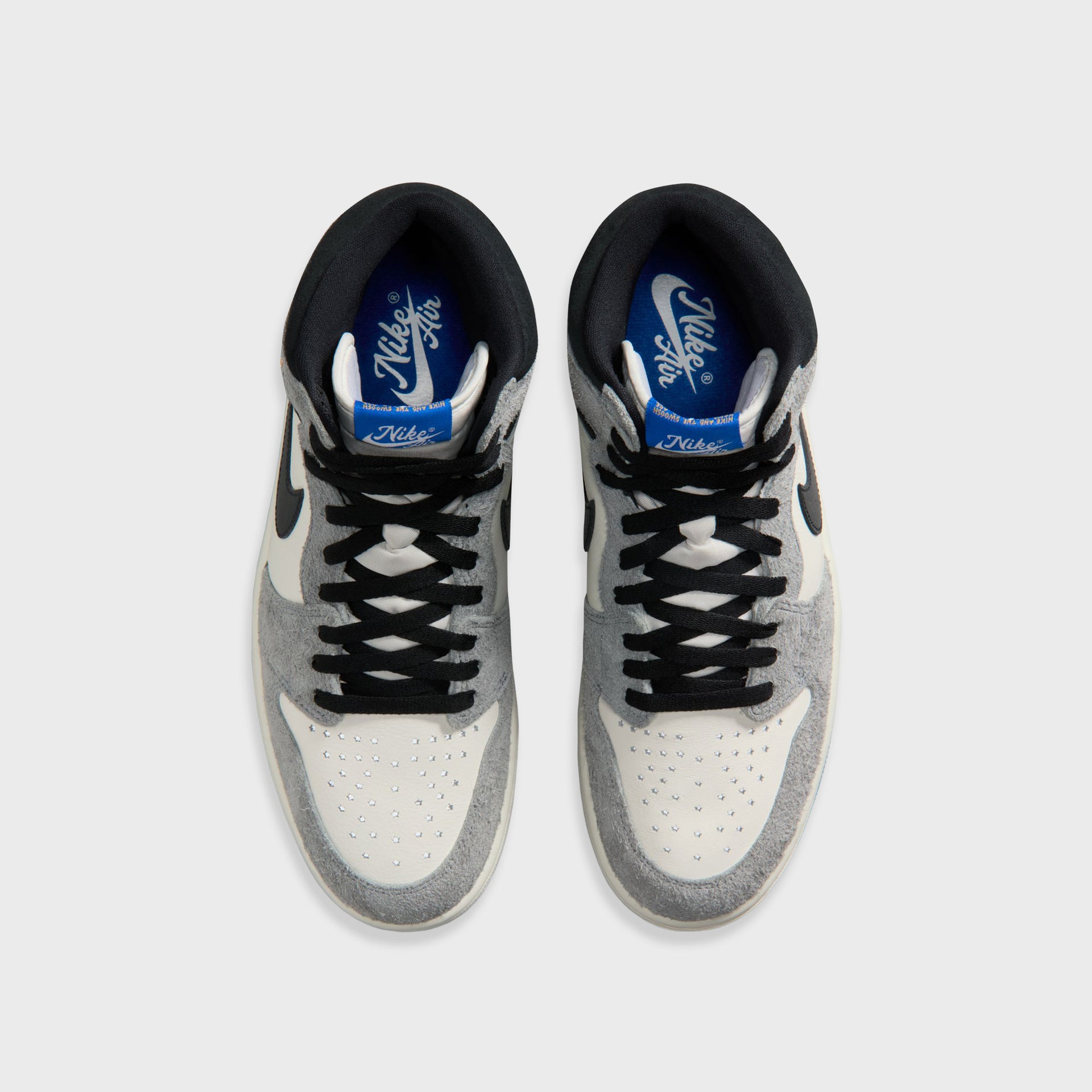 Nike Air Jordan 1 HI OG - Cool Grey / Sail / Game Royal / Black