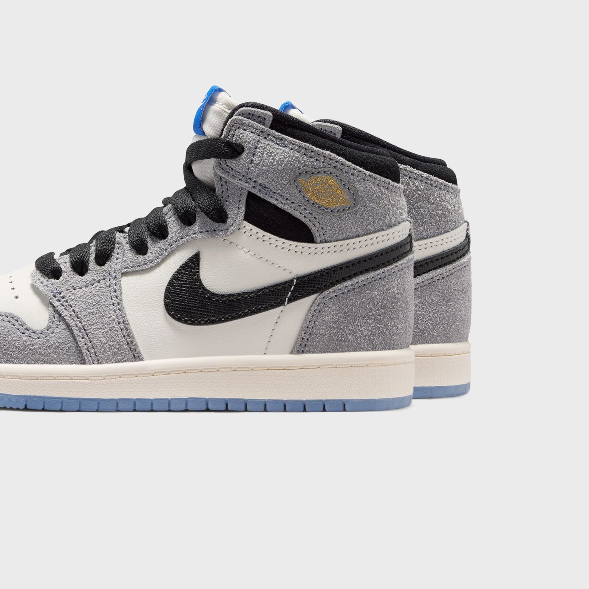 Nike Air Jordan 1 Retro HI OG PS - Cool Gray / Game Royal / Black