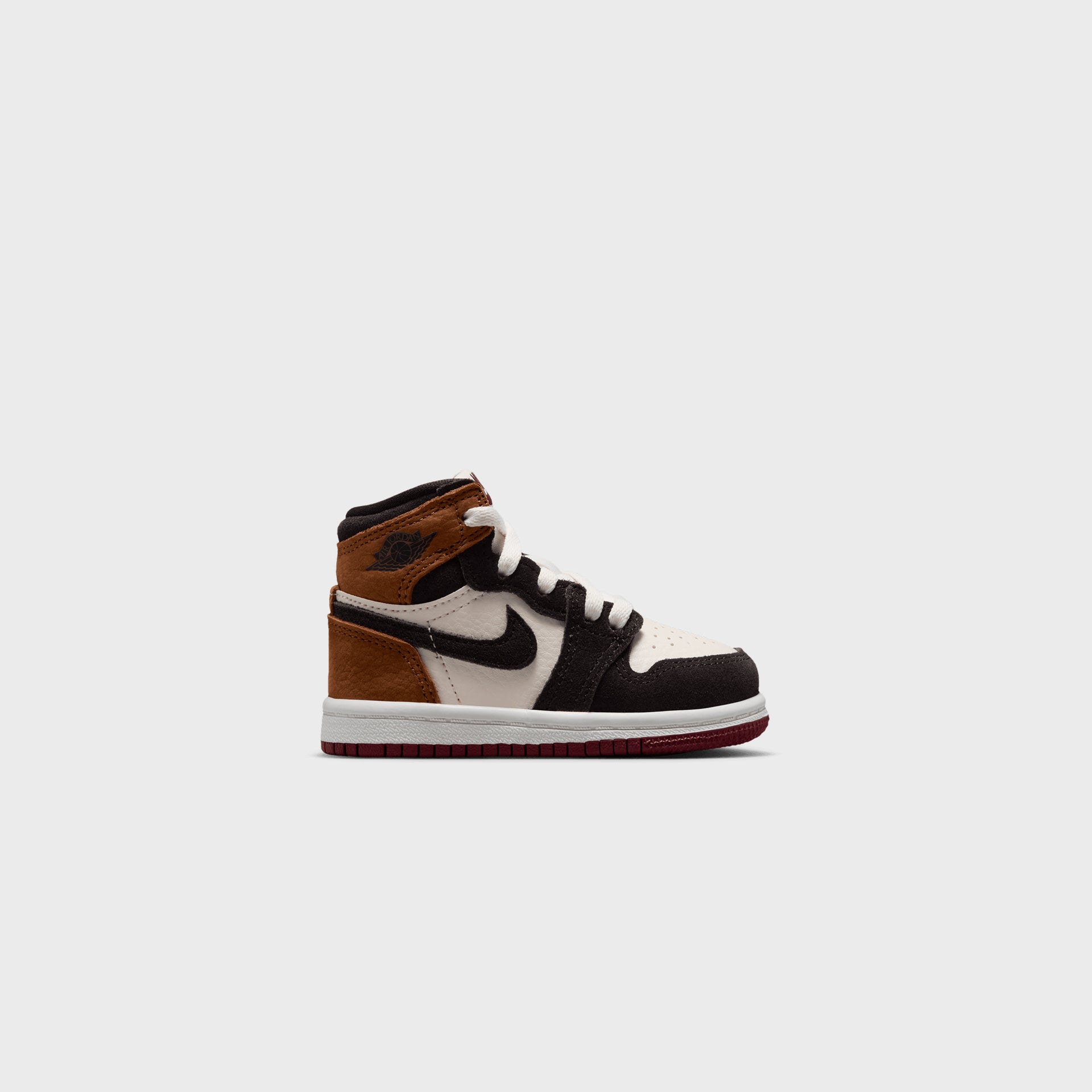 Jordan TD Air Jordan 1 Retro High OG - Shadow Brown / Team Red / Light British Tan