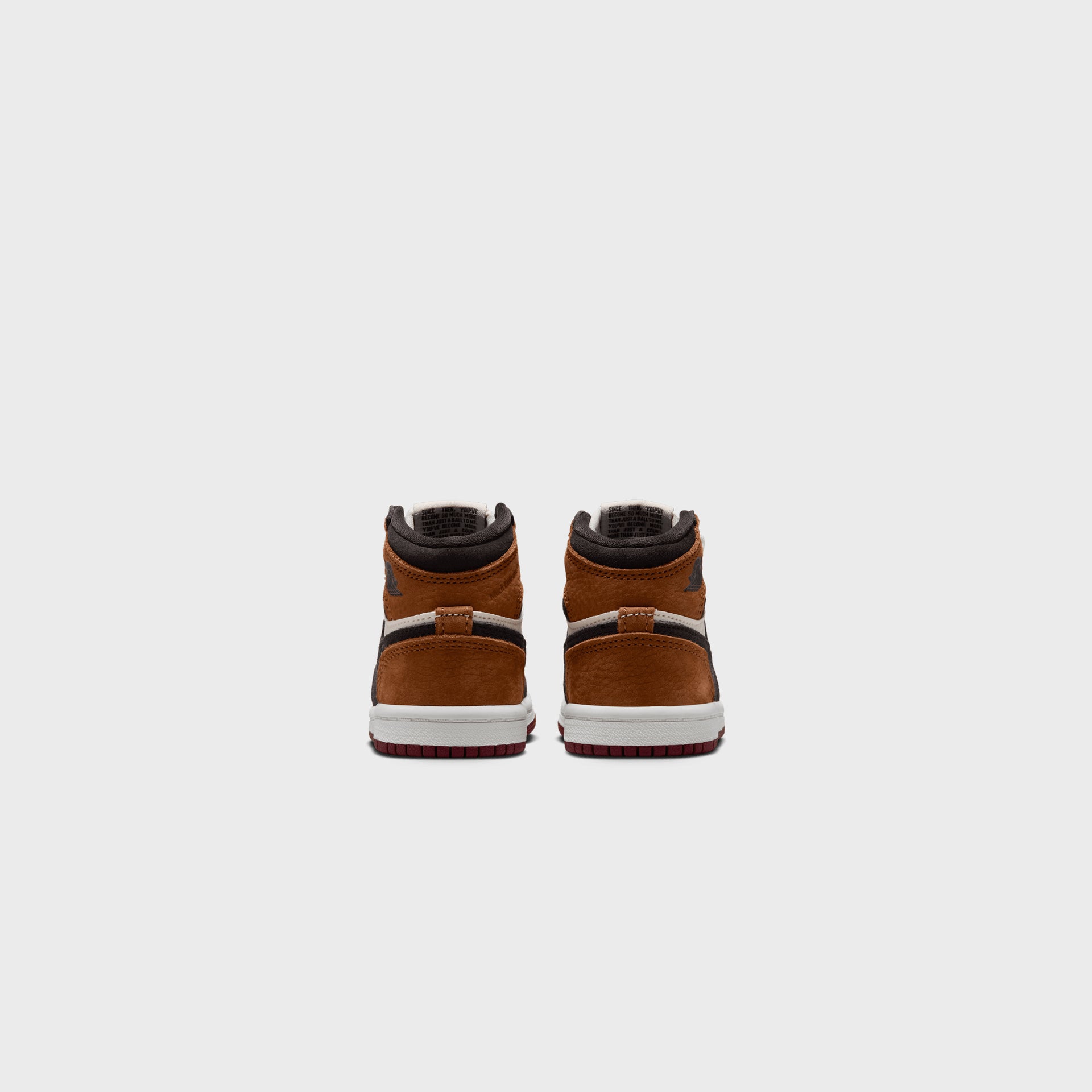 Jordan TD Air Jordan 1 Retro High OG - Shadow Brown / Team Red / Light British Tan