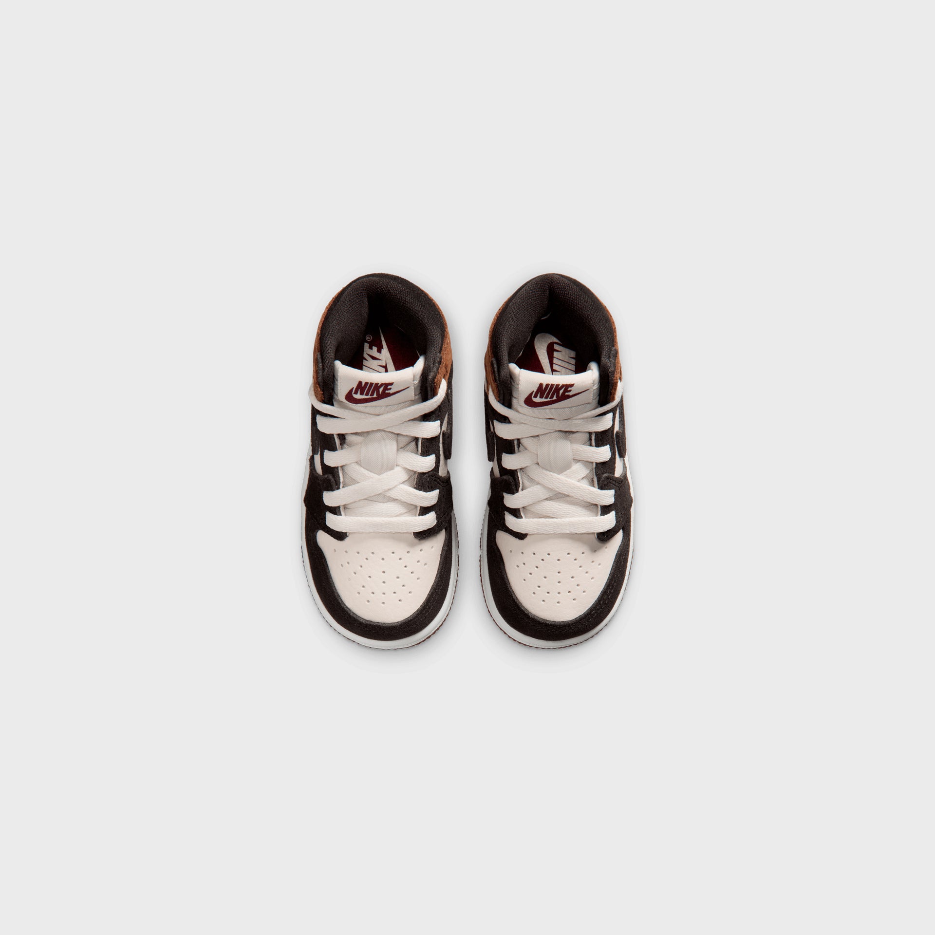 Jordan TD Air Jordan 1 Retro High OG - Shadow Brown / Team Red / Light British Tan