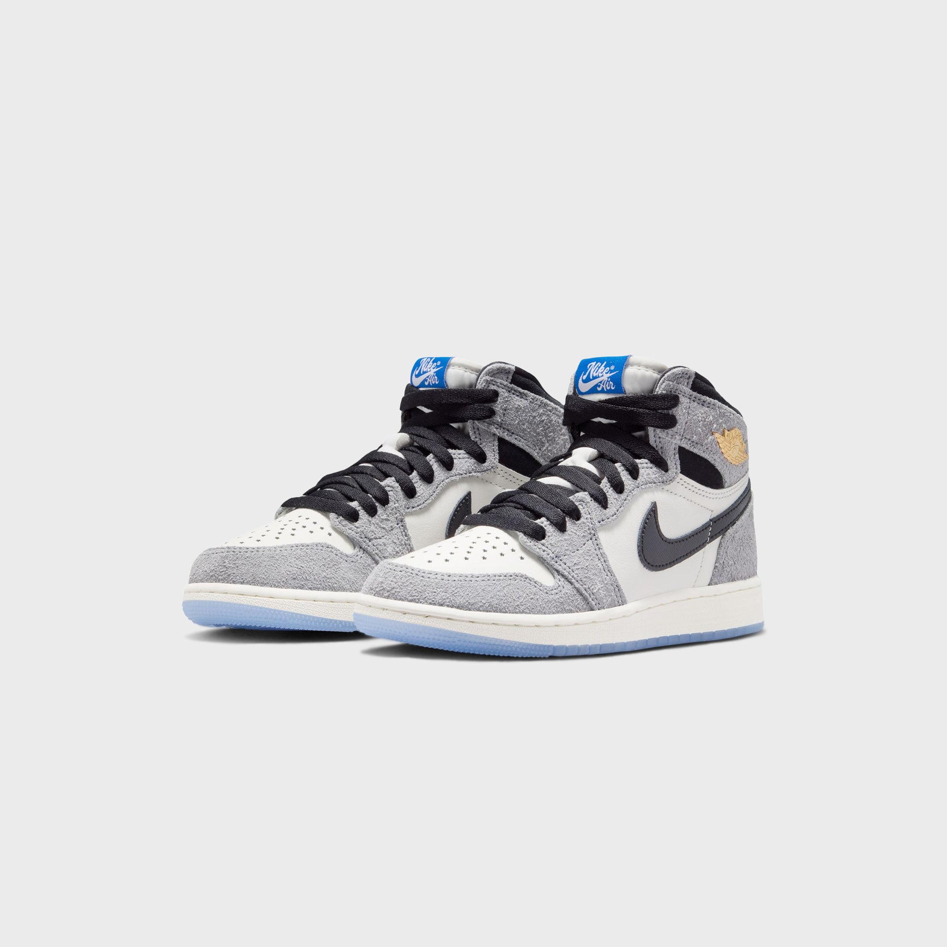 Nike Air Jordan 1 HI OG GS - Cool Gray / Game Royal / Black