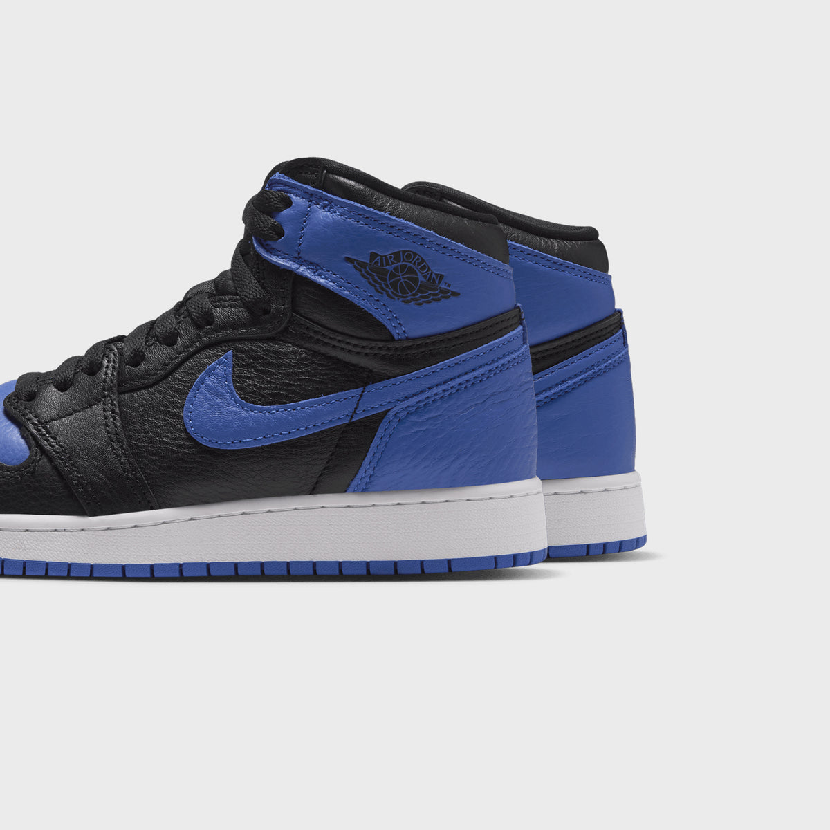 Jordan GS Air Jordan 1 Retro High - Black / Varsity Royal / Summit White