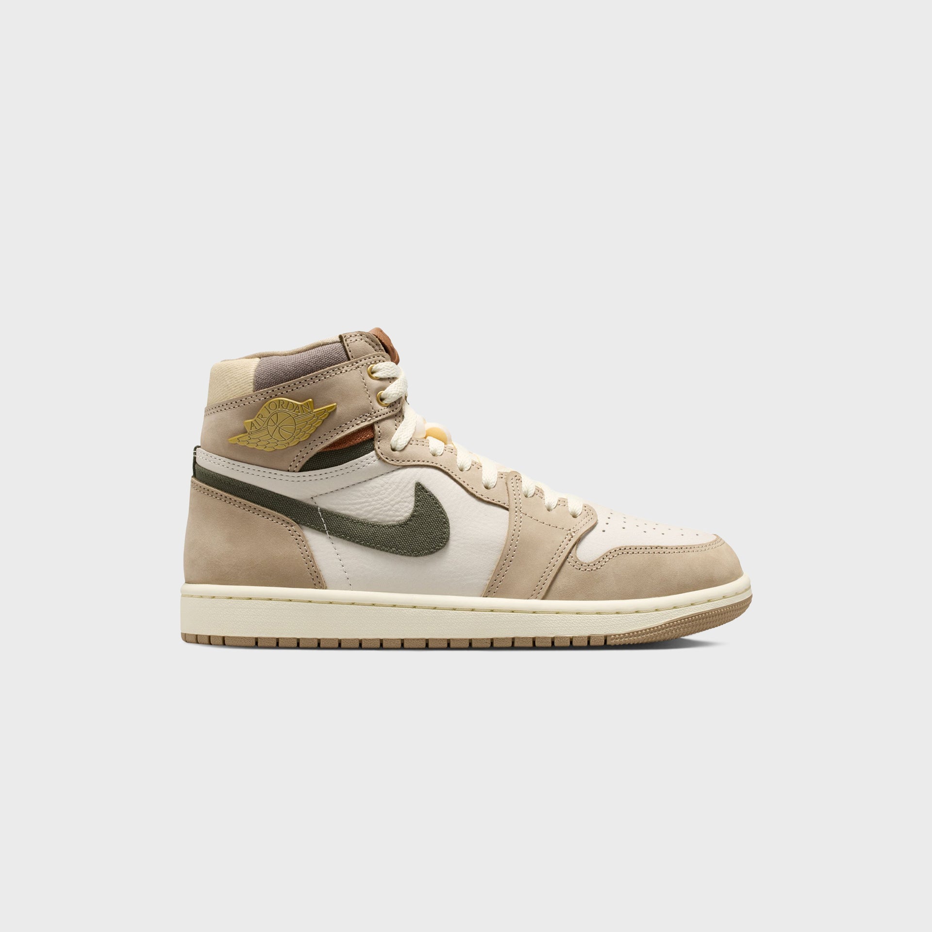 Jordan W Air Jordan 1 Hi OG - Khaki / Multi Color / Sail / Cargo Khaki / Coconut Milk / Pecan