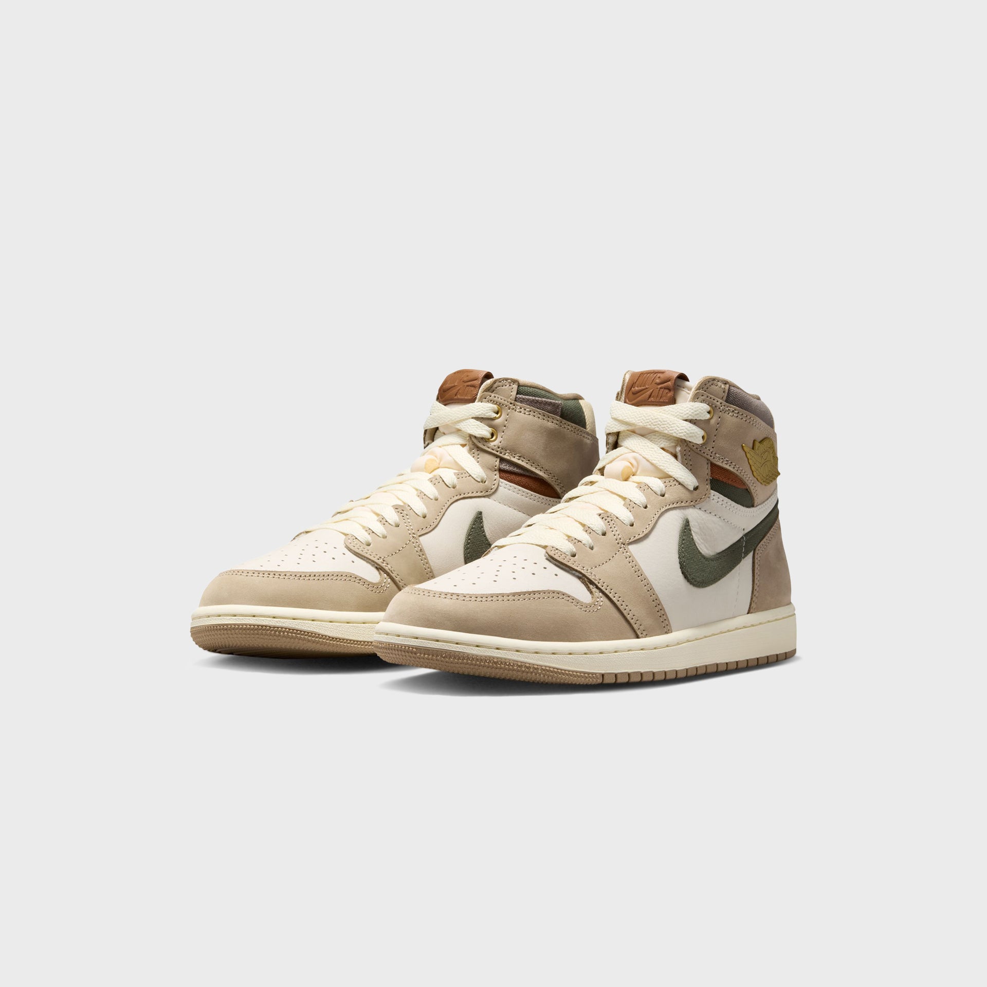 Jordan W Air Jordan 1 Hi OG - Khaki / Multi Color / Sail / Cargo Khaki / Coconut Milk / Pecan