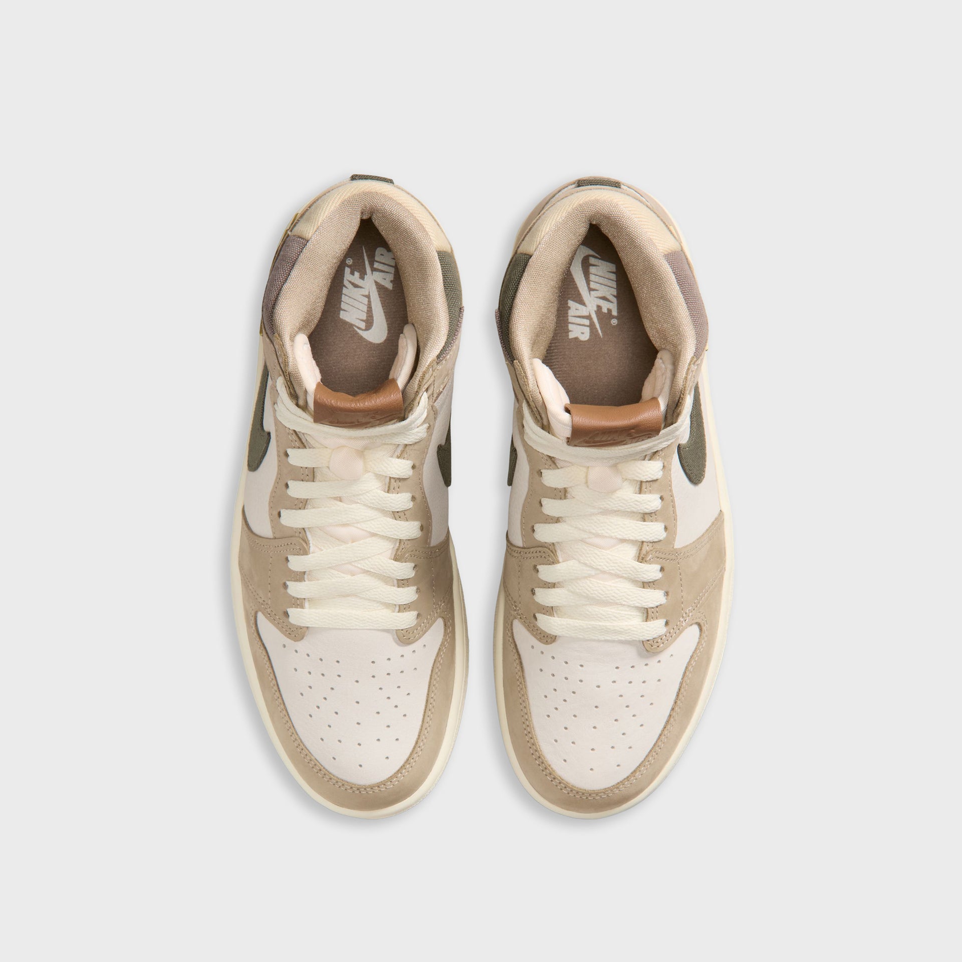 Jordan W Air Jordan 1 Hi OG - Khaki / Multi Color / Sail / Cargo Khaki / Coconut Milk / Pecan
