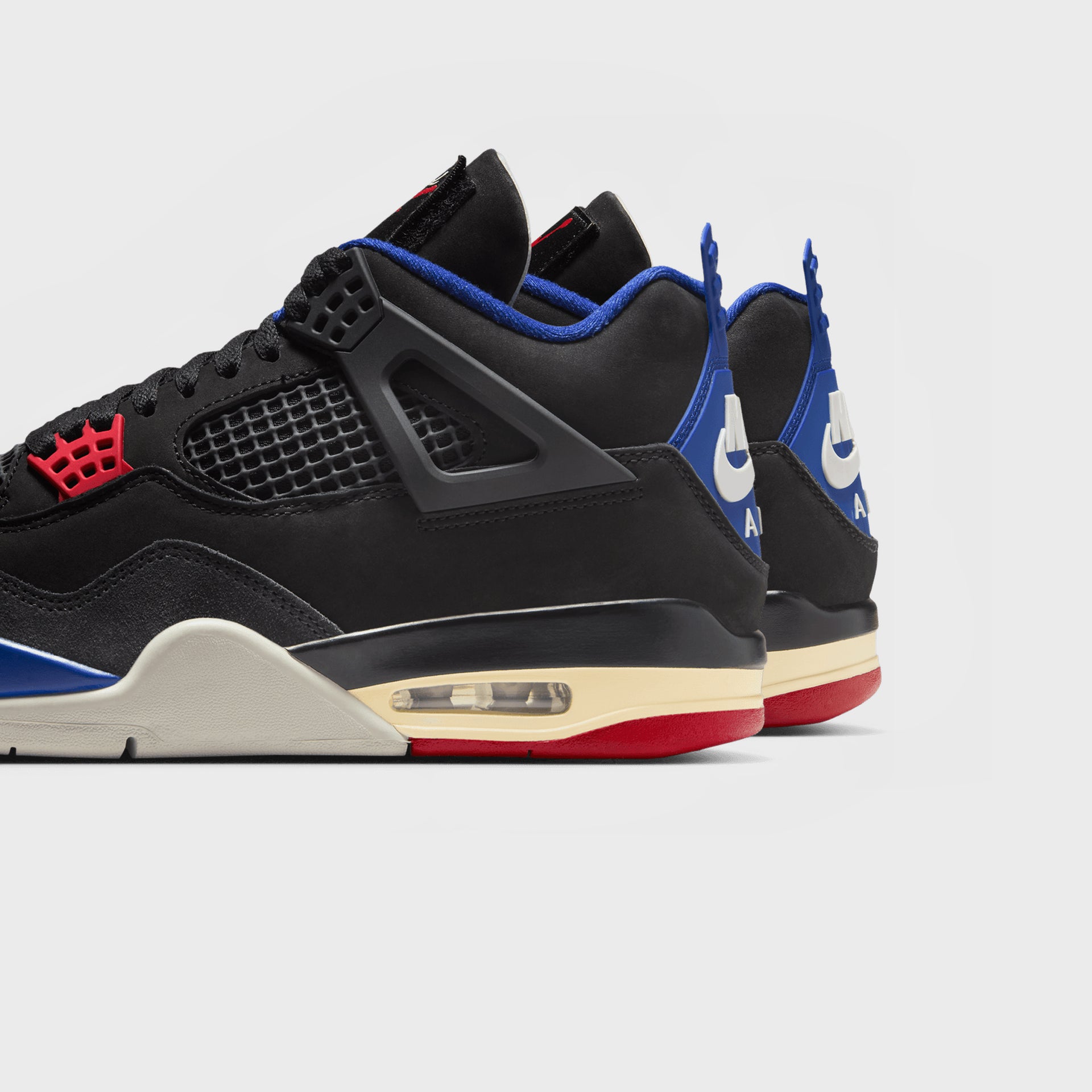 Jordan Air Jordan 4 Retro - Black / Fire Red / Deep Royal Blue