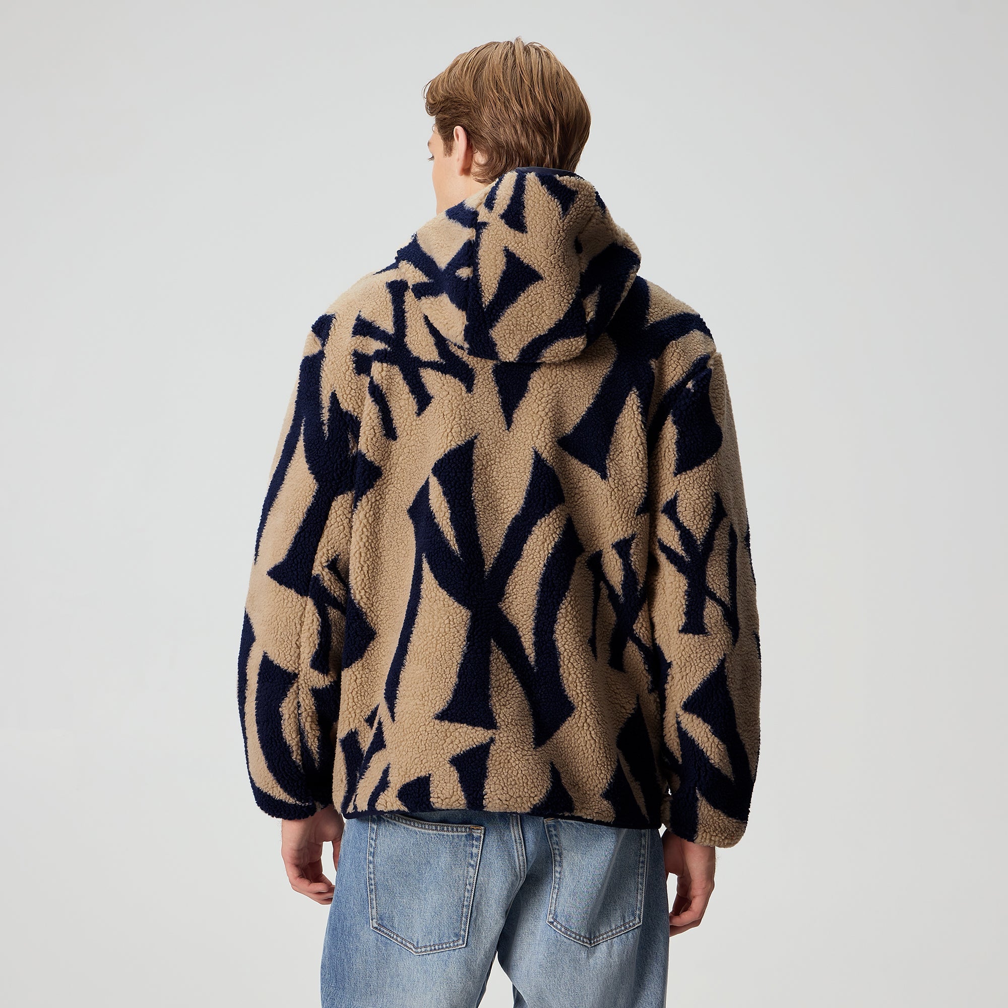 Kith for the New York Yankees Hooded Pinehurst Sherpa Jacket