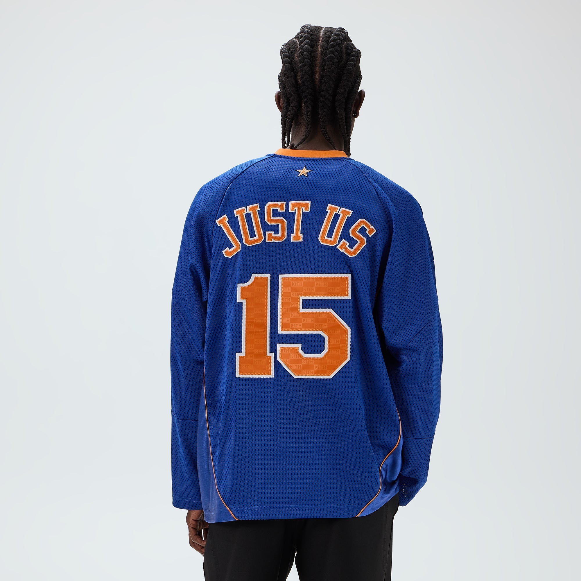 kith NBA ニューヨークニックス Kith Kids for the New York Knicks Coach Nelson Collared Pullover - Noc