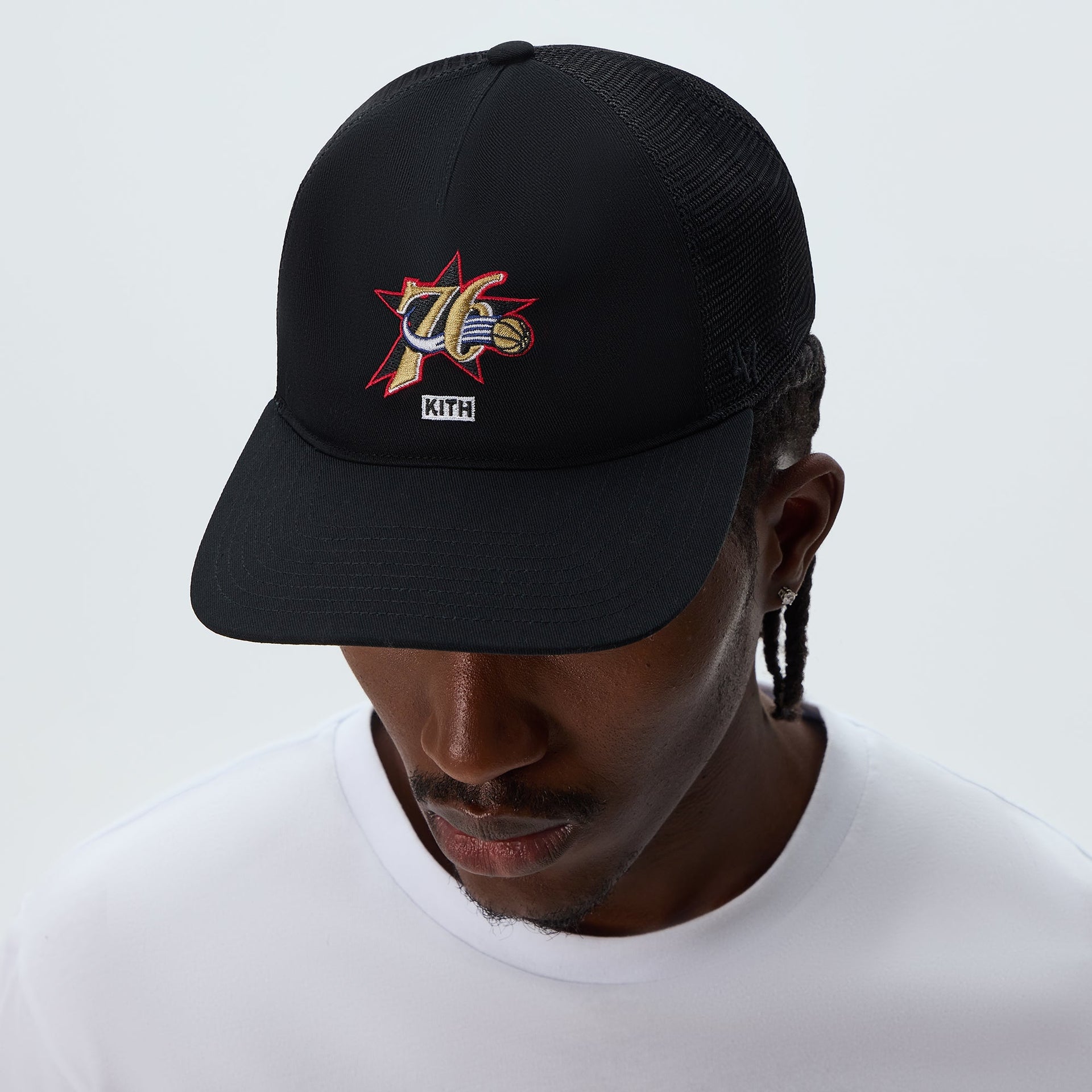 Kith & '47 for NBA All-Star Philadelphia 76ers Trucker Hat - Black
