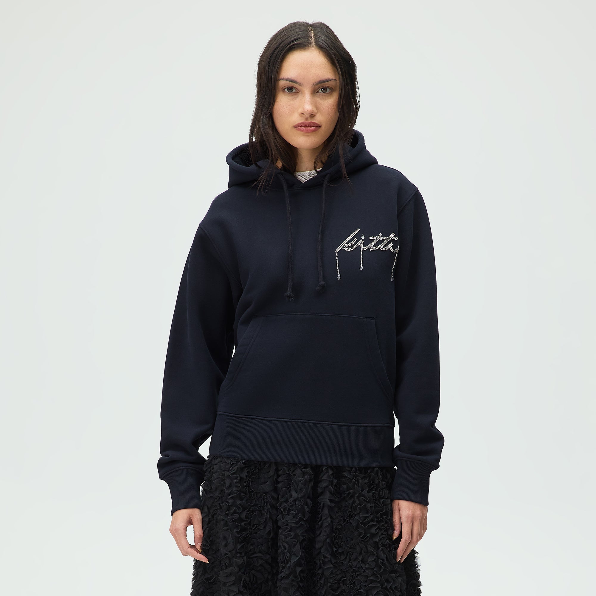 Lisa for Kith Women Jane II Teardrop Hoodie - Black – Kith Japan