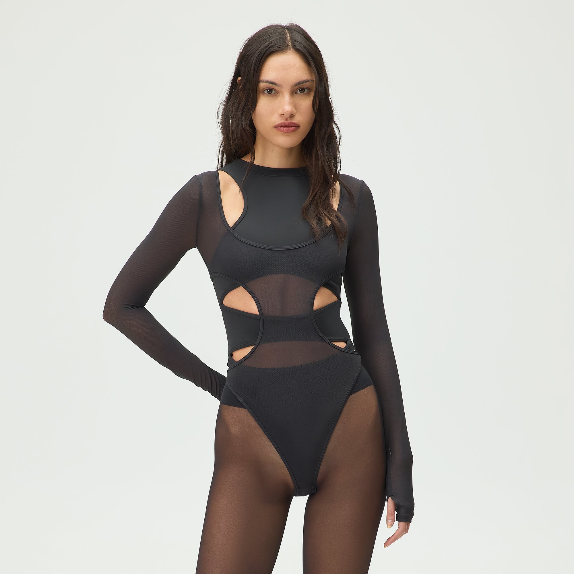 Lisa for Kith Women Lynx Layered Bodysuit - Black – Kith Japan