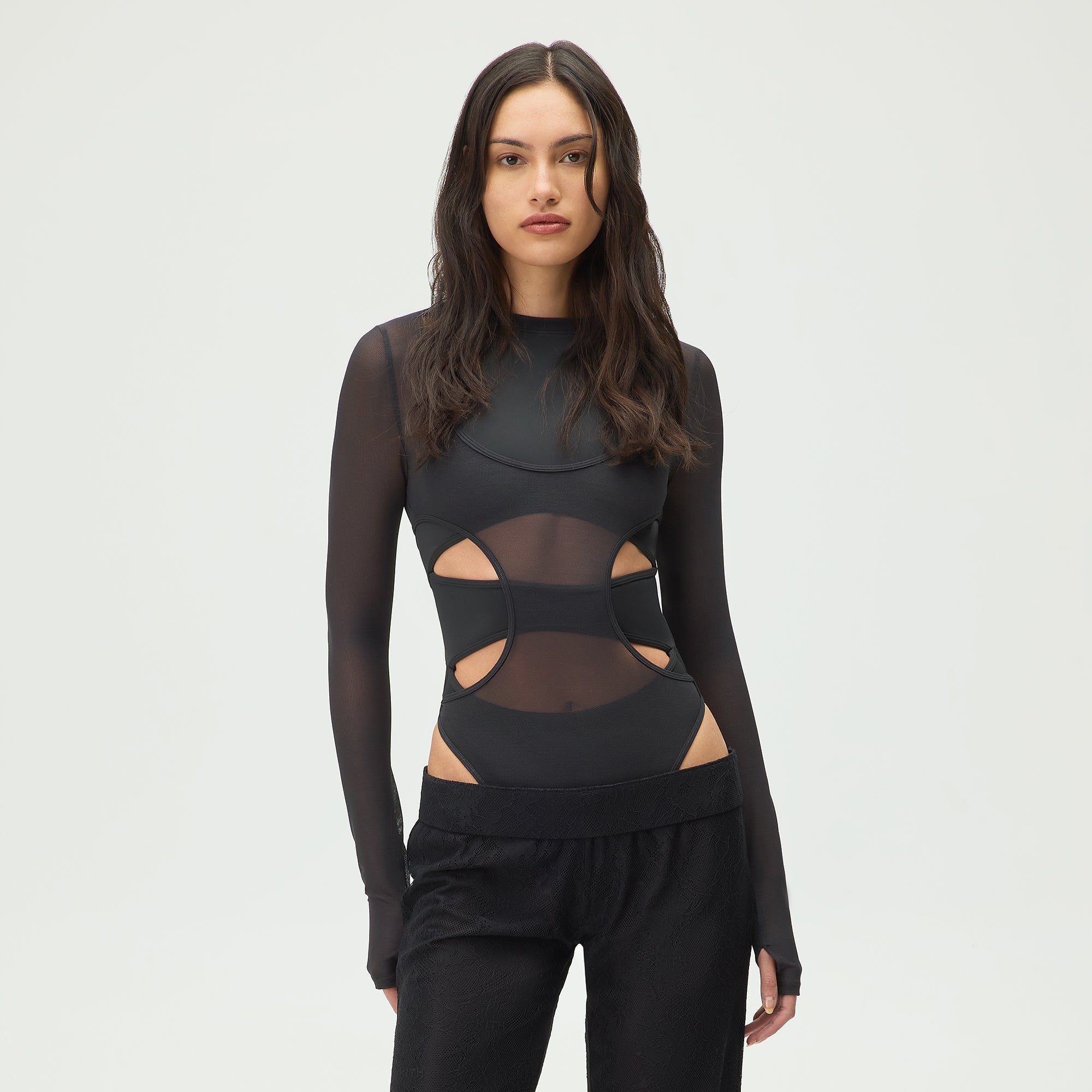 Lisa for Kith Women Lynx Layered Bodysuit - Black – Kith Japan