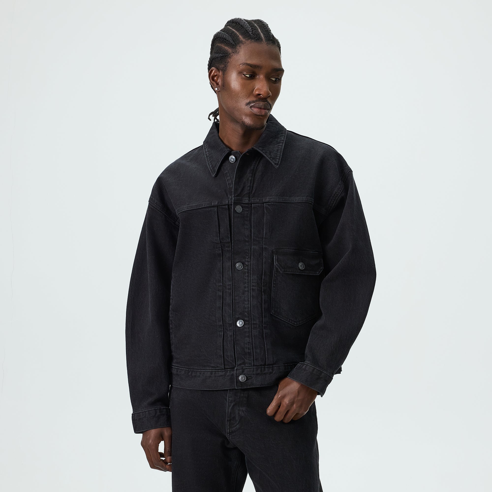 Kith Alonzo Denim Jacket - Washed Black – Kith Japan