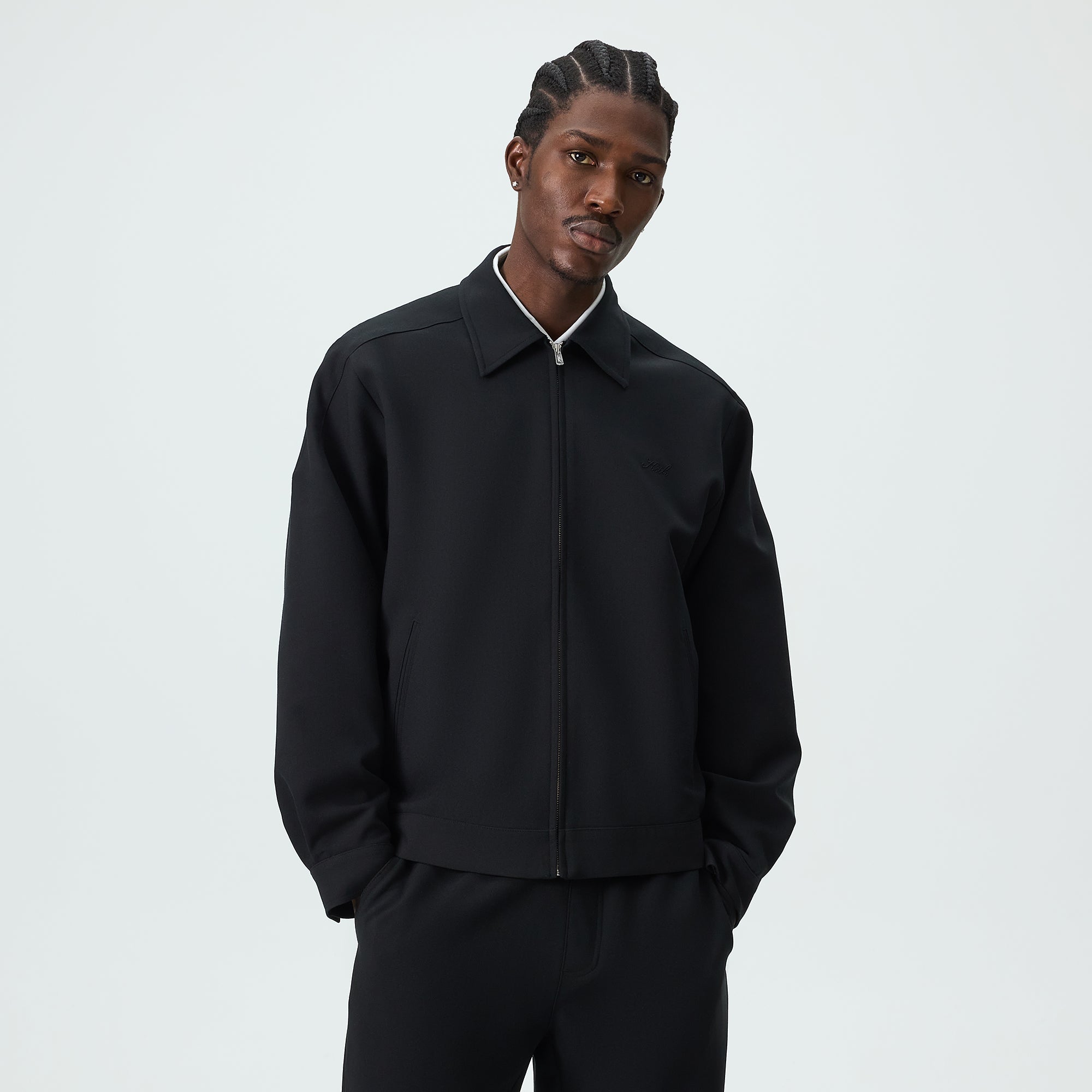 Kith Midweight Double Weave Huron Jacket - Black – Kith Japan