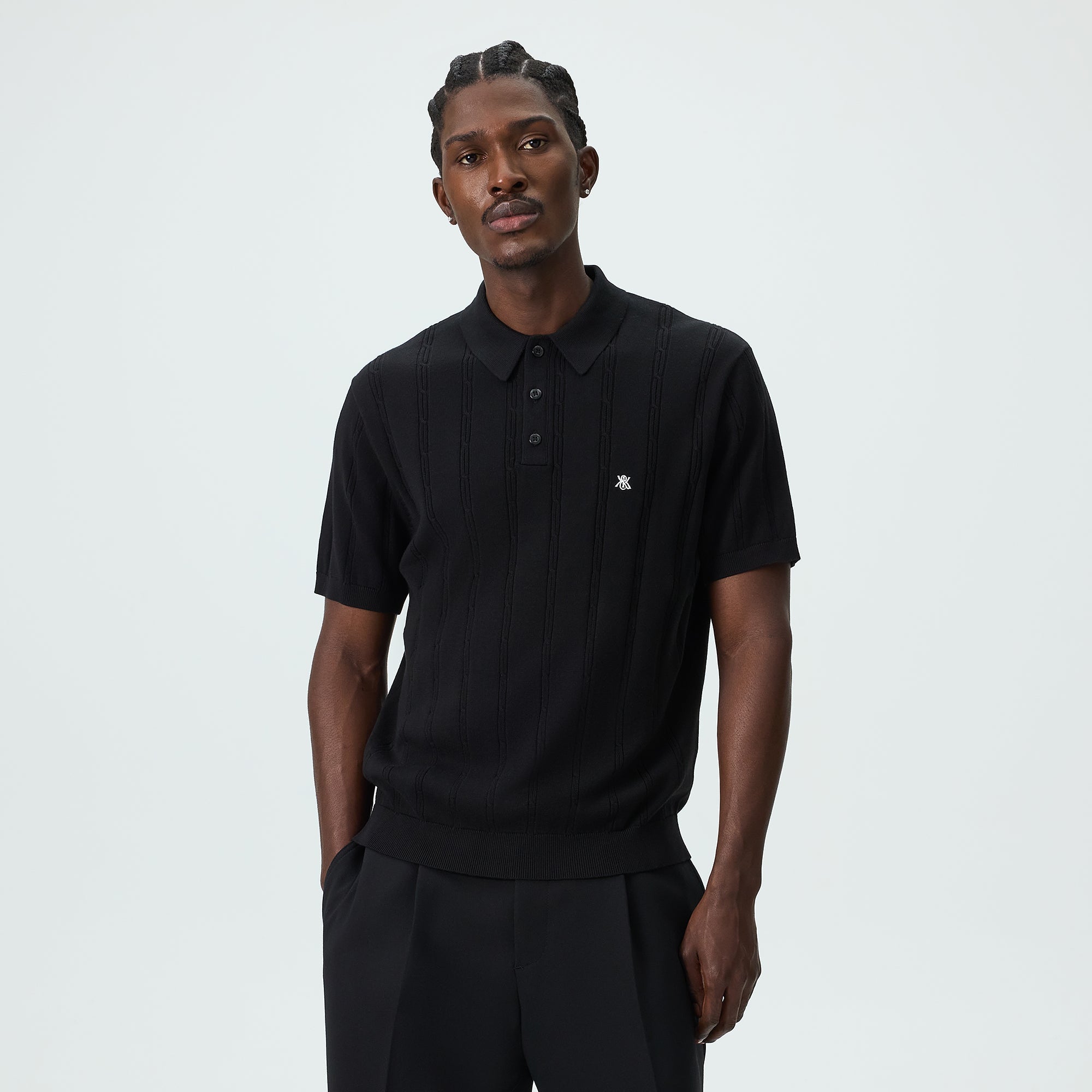 Kith Tilden Polo - Black – Kith Japan