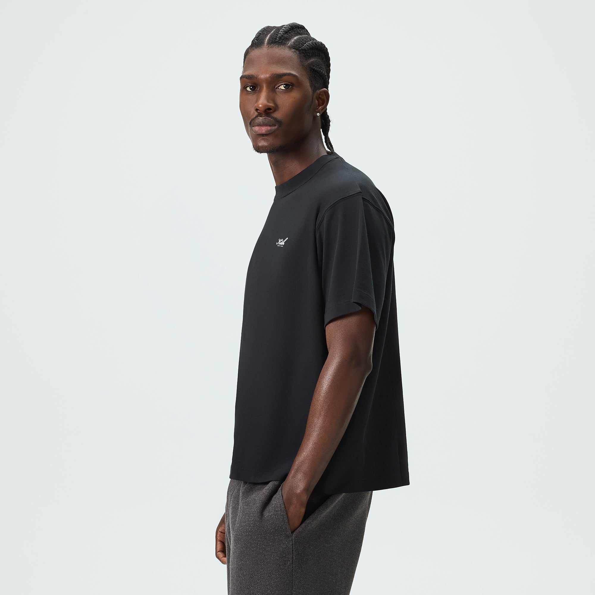 Kith Alex Boxy Tee - Black – Kith Japan
