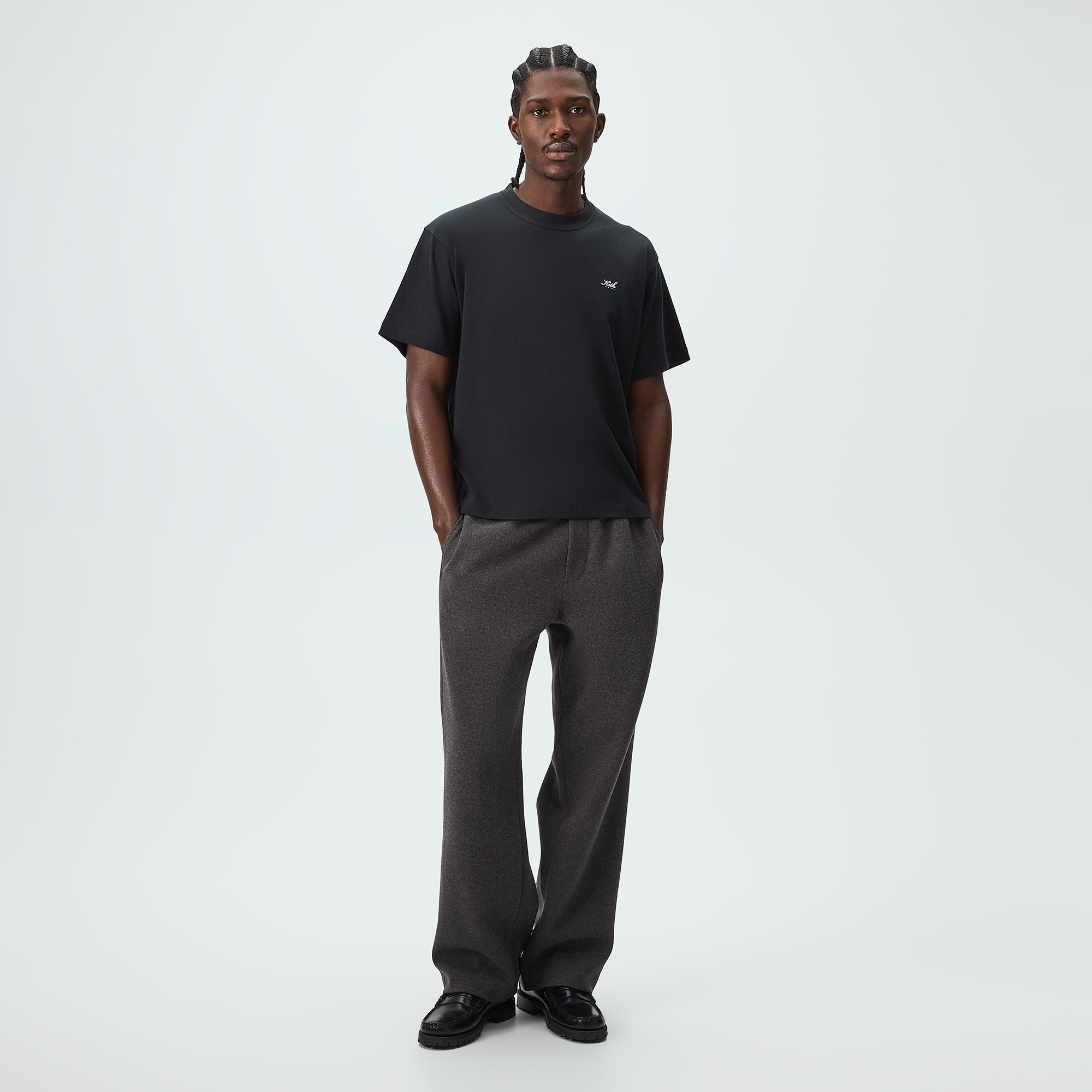 Kith Alex Boxy Tee - Black – Kith Japan
