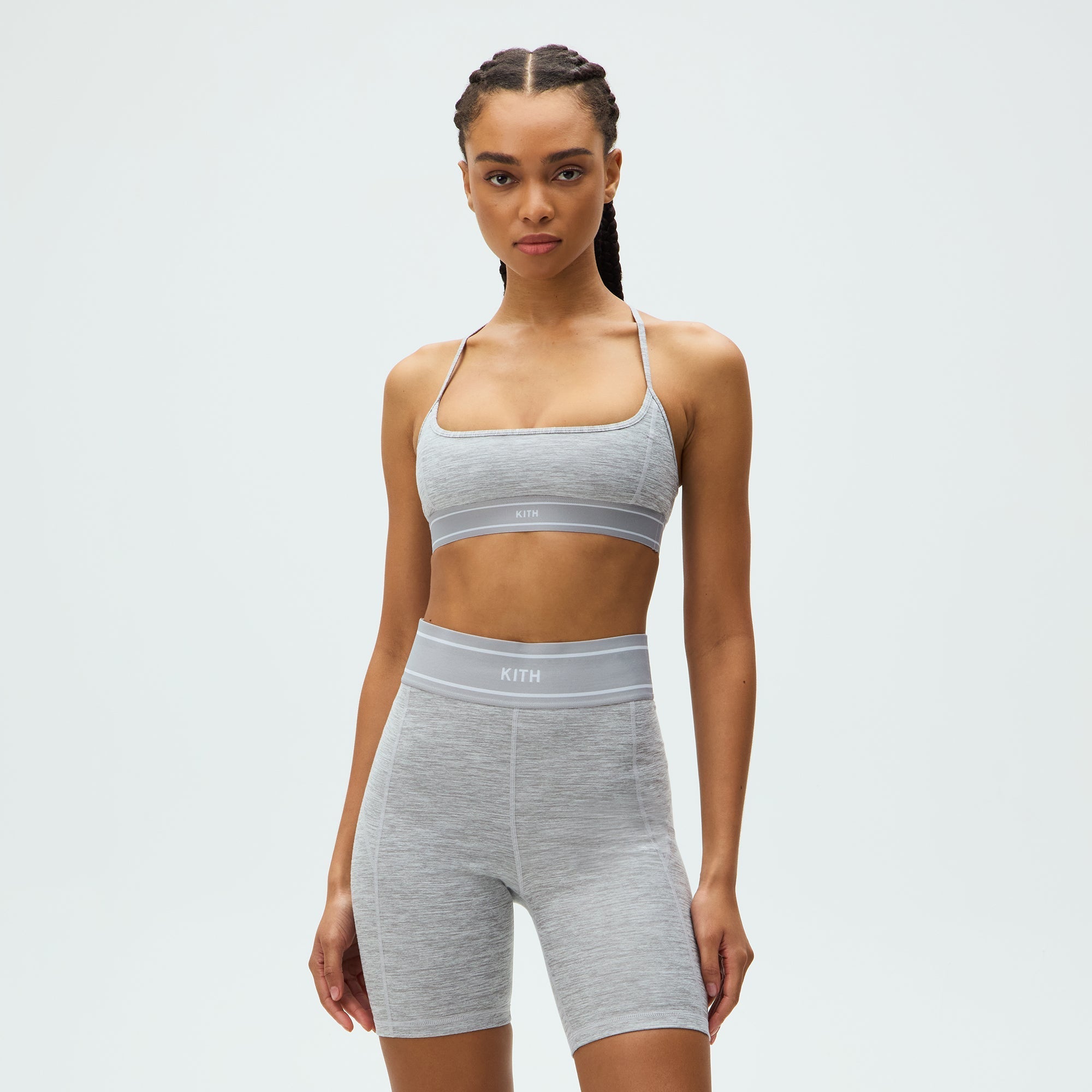 Kith Women Nadia Low Impact Bra - Cool Heather Grey – Kith Japan