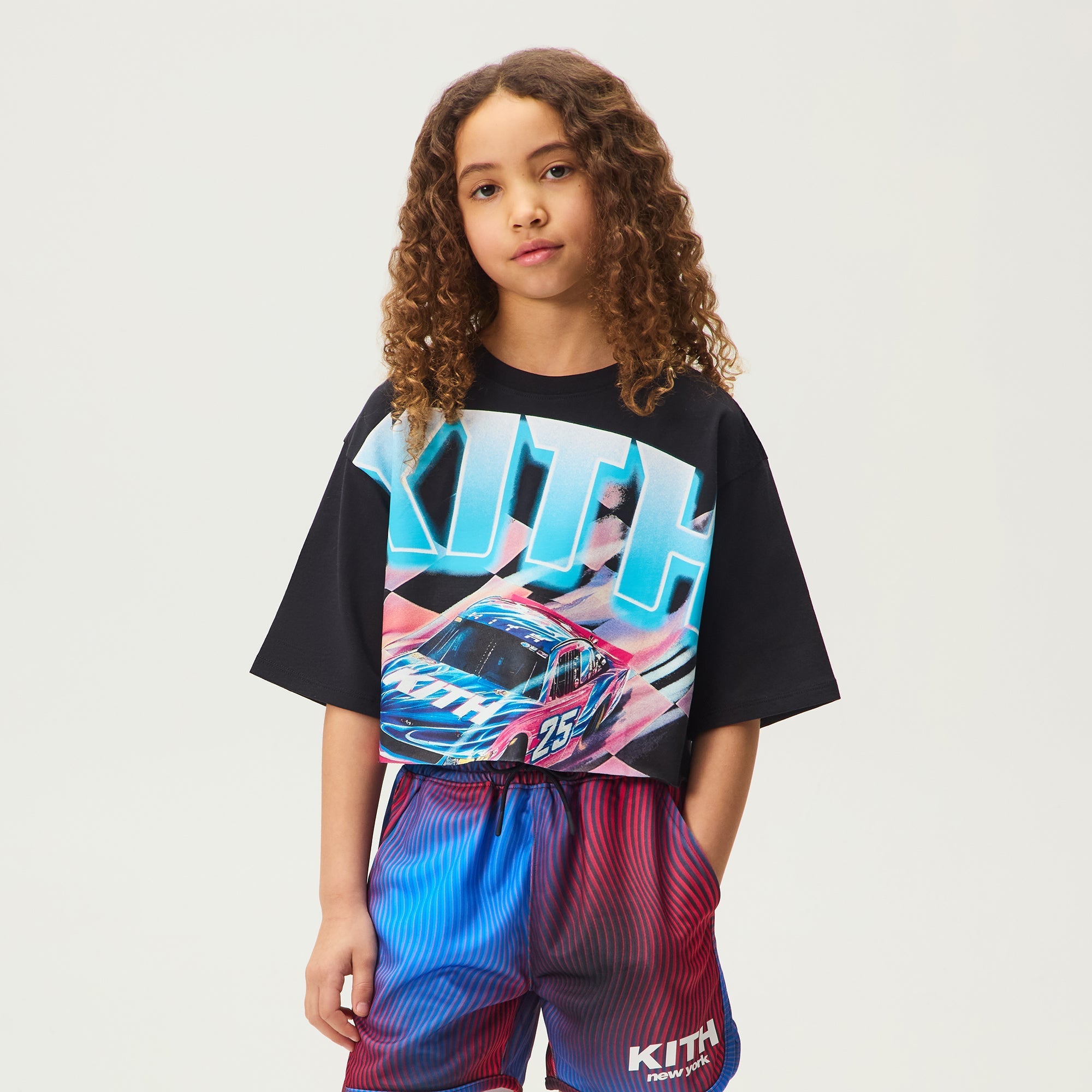 し*ー様 KITH Kids Blocked Track Jacket ナイロン Kith Kids Blocked Hooded Milo Track Jacket - Nocturnal – Kith Japan