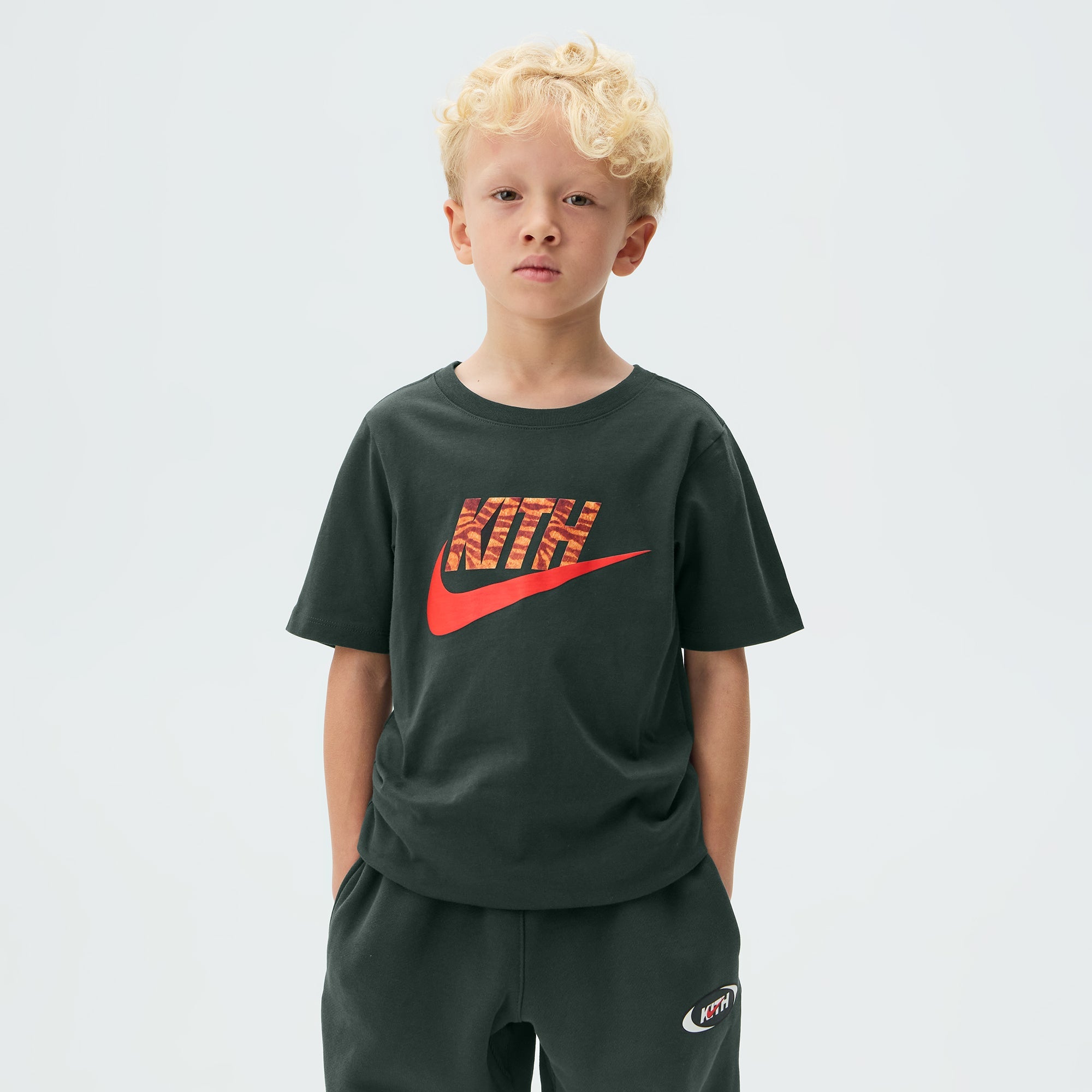 Kith Kids for Nike Tiger Tee - Black Spruce – Kith Japan