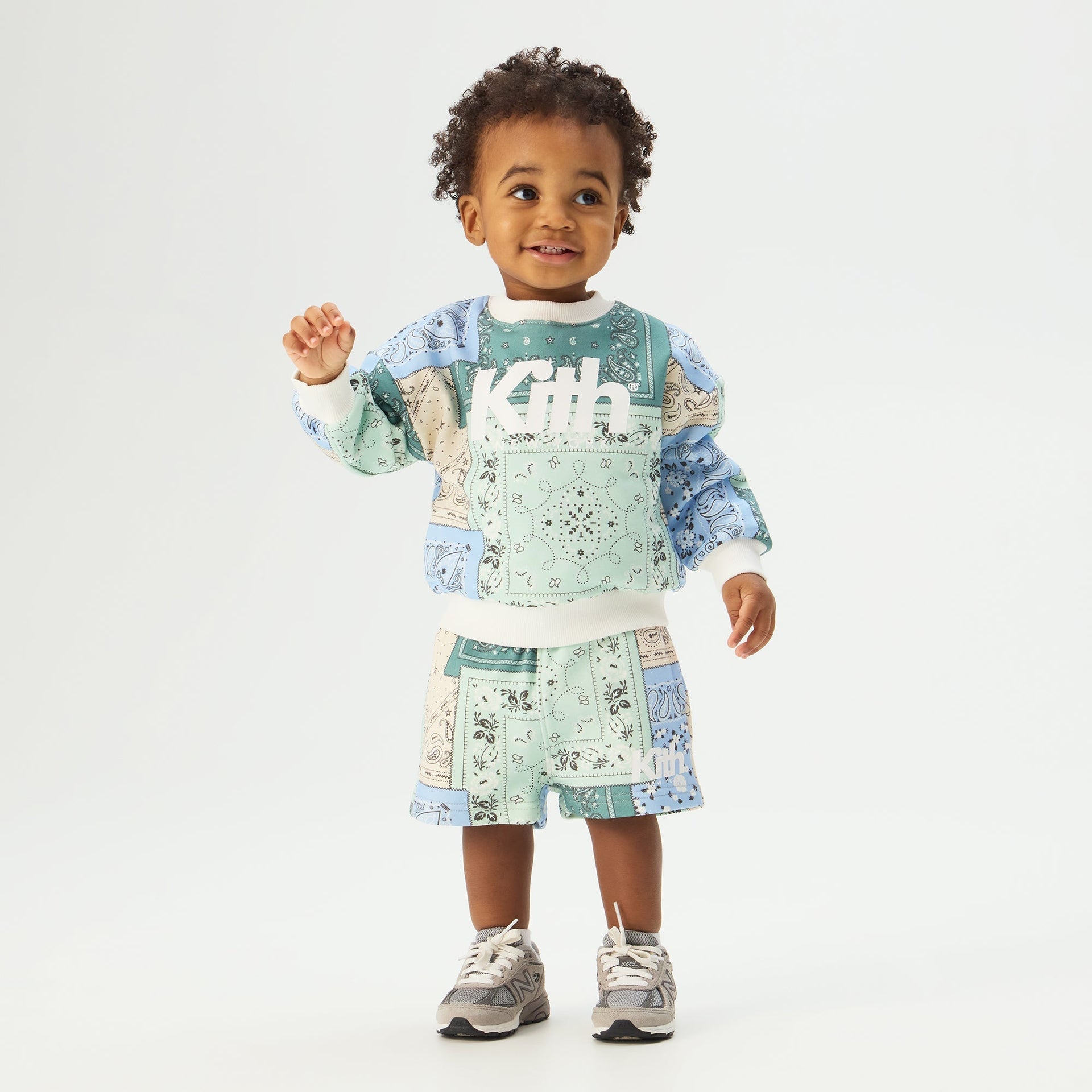 Kith Baby Deconstructed Bandana Nelson Crewneck - Wilde