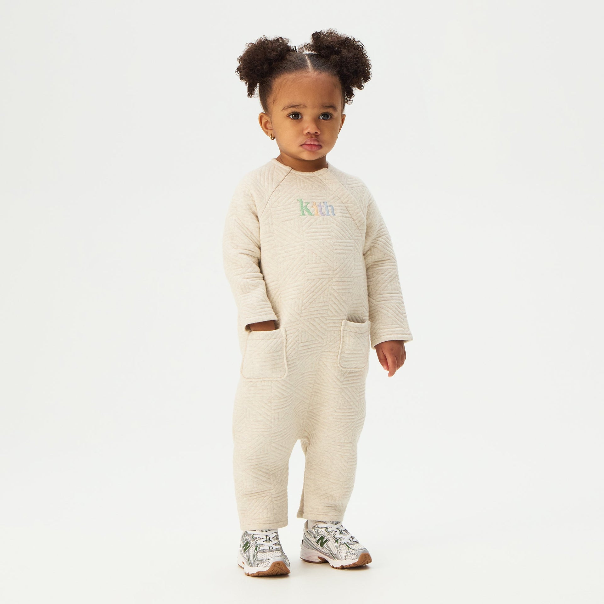 Kith Baby Quilted Coverall - Sandy Heather