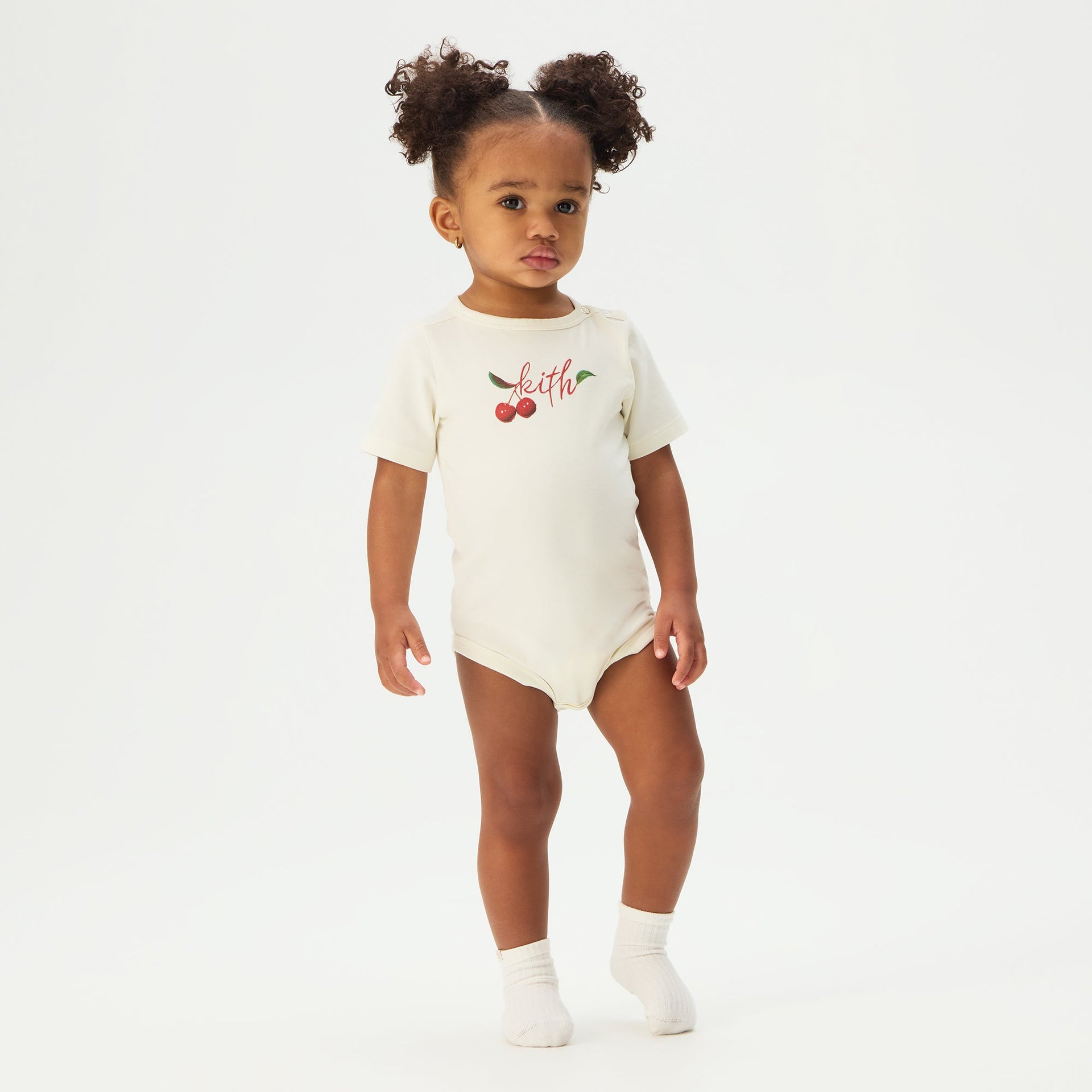 Kith Baby Cherry Short Sleeve Bodysuit - Silk
