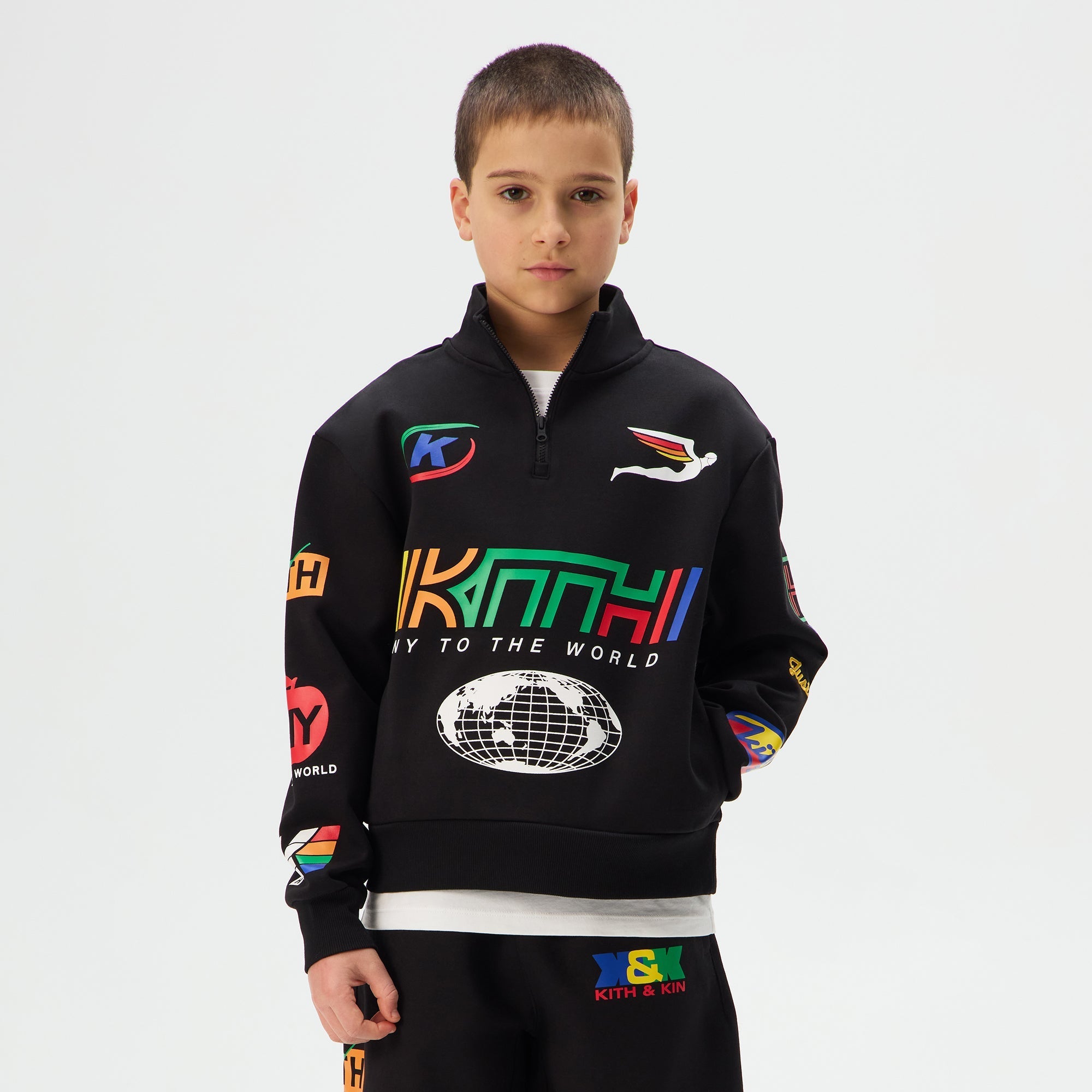 KITH■新品未使用トレーナー4/5(XS)110タグ付き入園卒園準備お揃い Kith Kids Deconstructed Bandana Nelson Hoodie - Wilde – Kith Japan