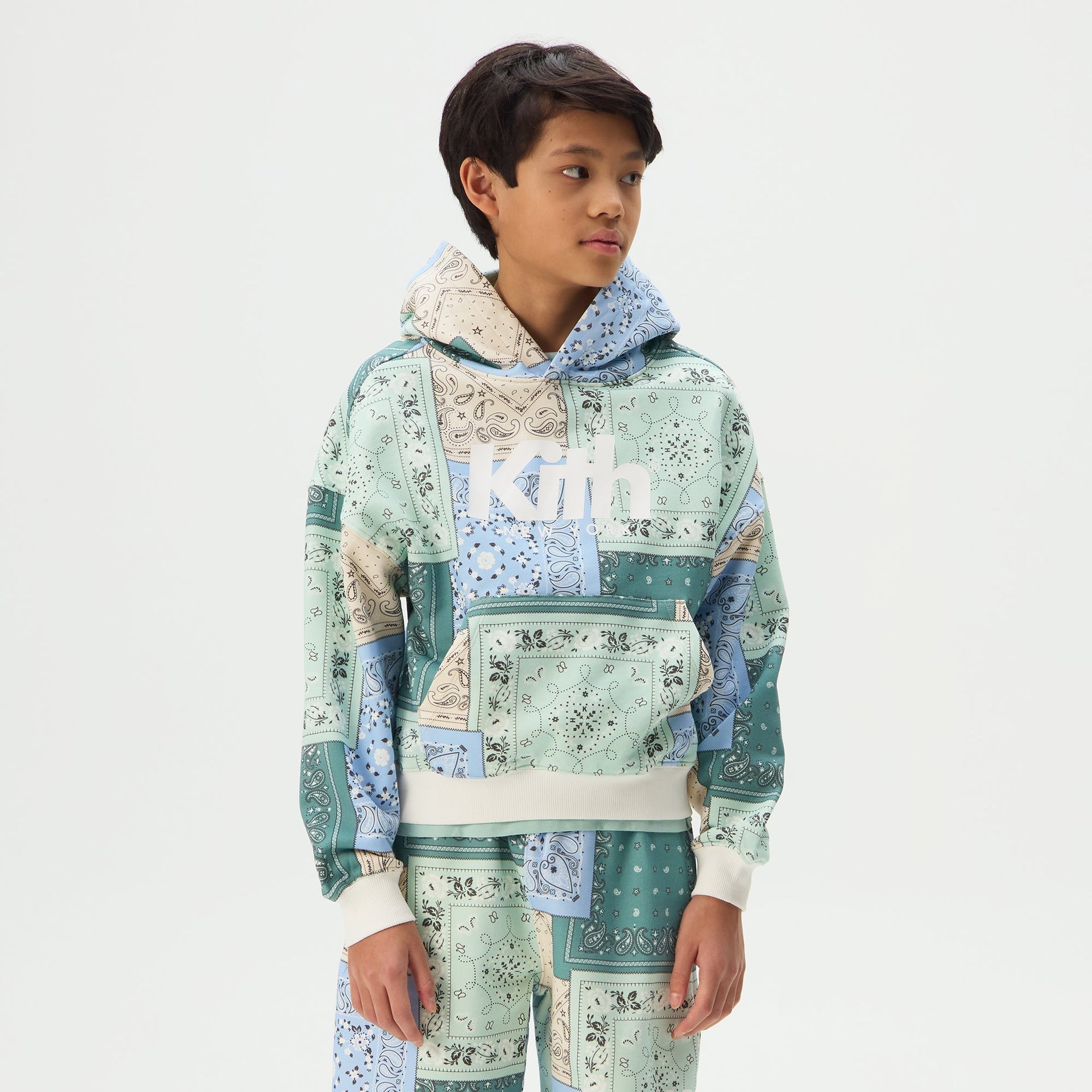 Kith Kids Deconstructed Bandana Nelson Hoodie - Wilde