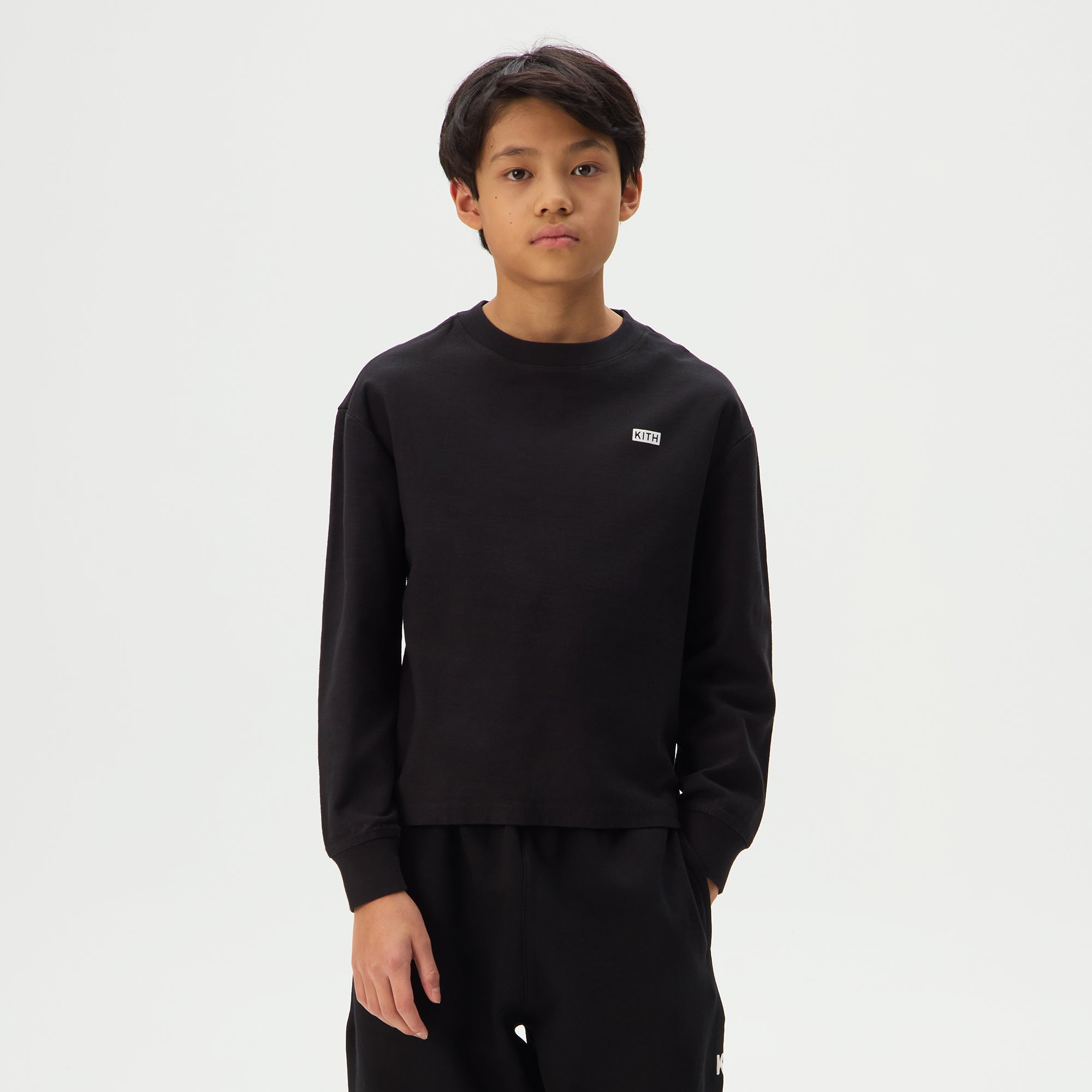 Kith Kids Long Sleeve LAX Tee - Black – Kith Japan
