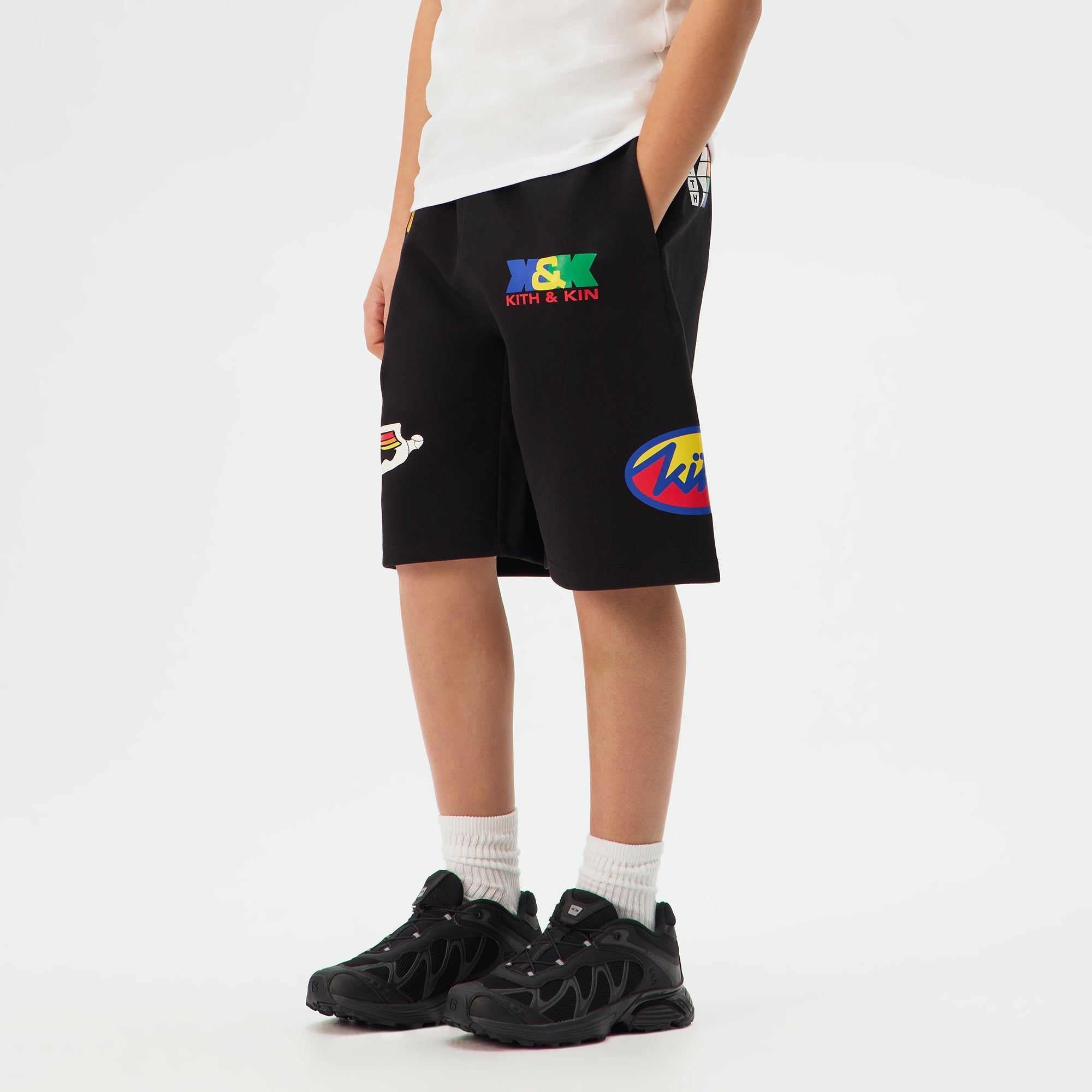Kith Kids Logo Nelson Short - Black – Kith Japan