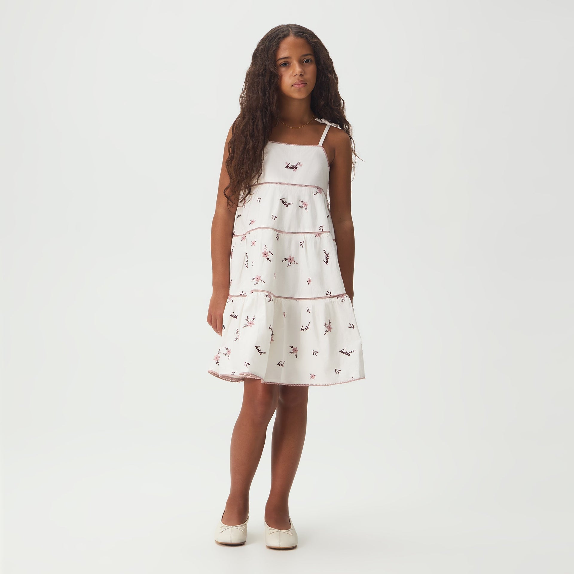 Kith Kids Kamora Novelty Mini Dress - White