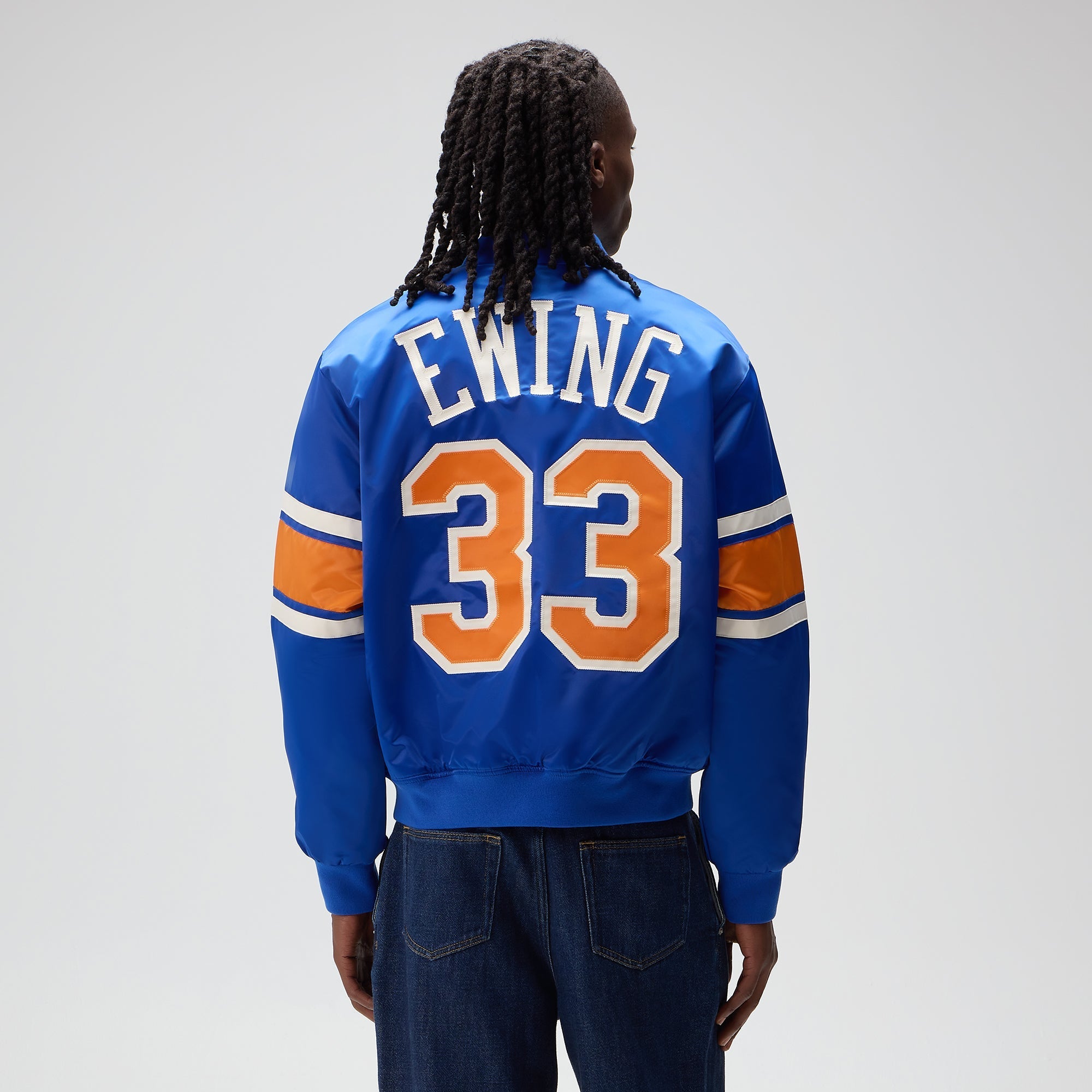 Kith for the New York Knicks Patrick Ewing Classic Satin Bomber