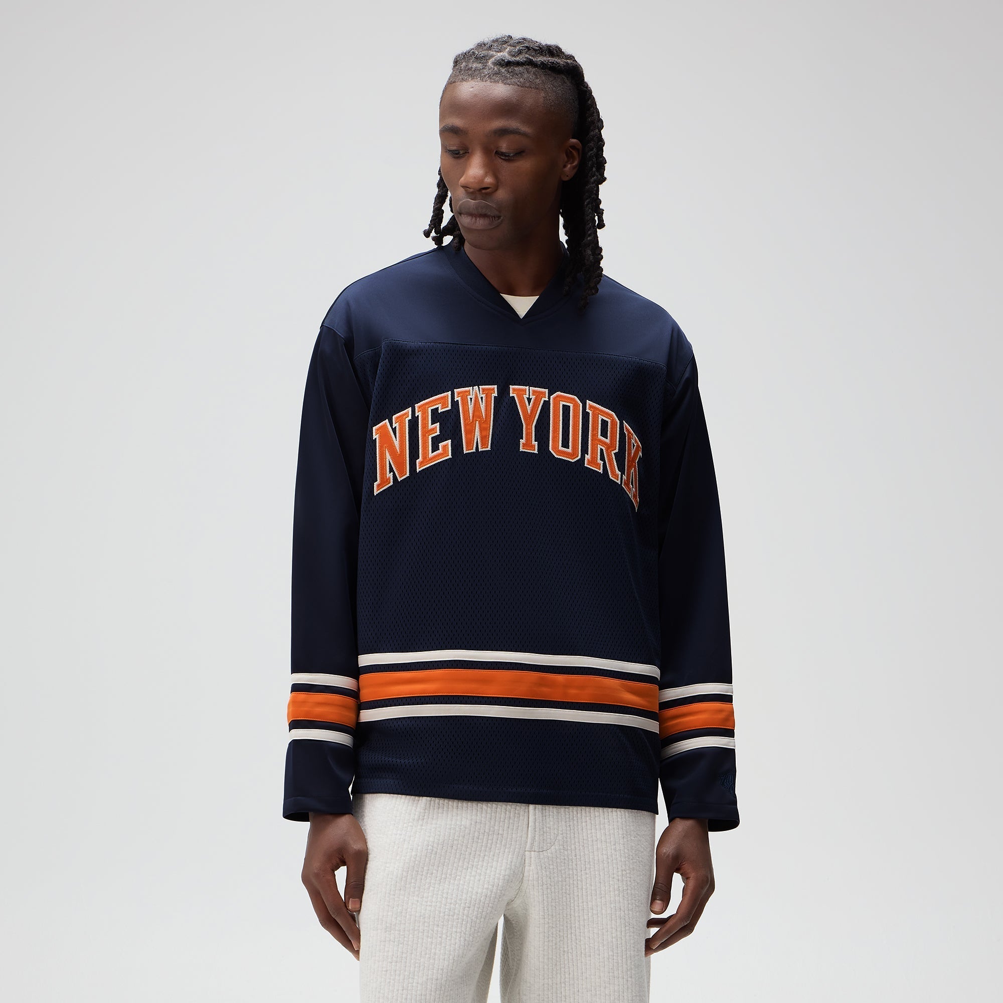 Kith for the New York Knicks Malik Long Sleeve - Nocturnal – Kith