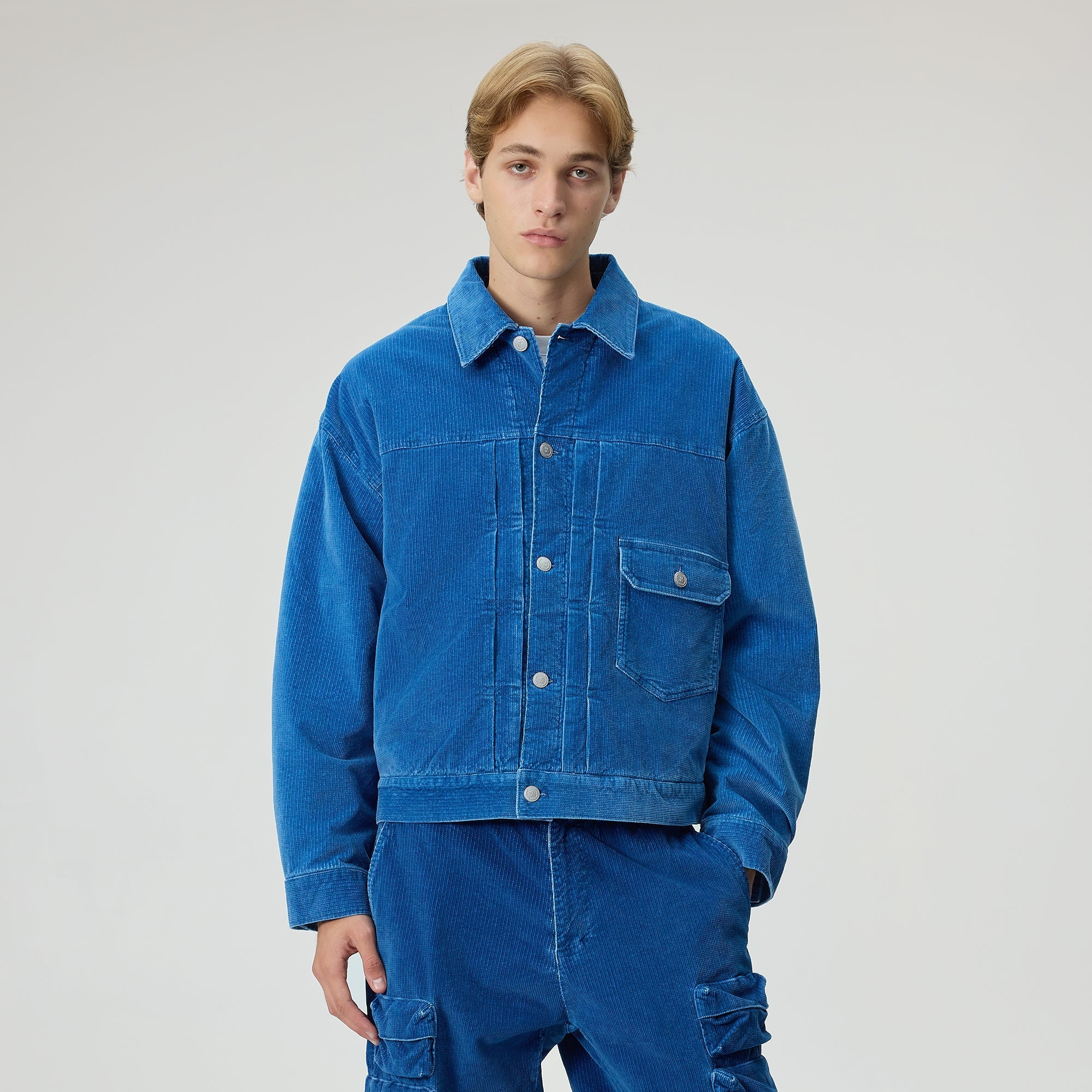 Kith Indigo Cord Alonzo Jacket - Cyanotype – Kith Japan