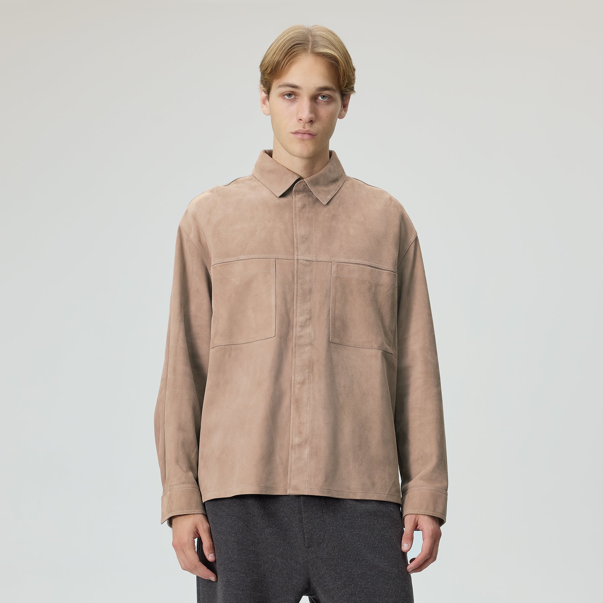 KITH 長袖シャツ Kith Suede Ace Shirt - Factor – Kith Japan